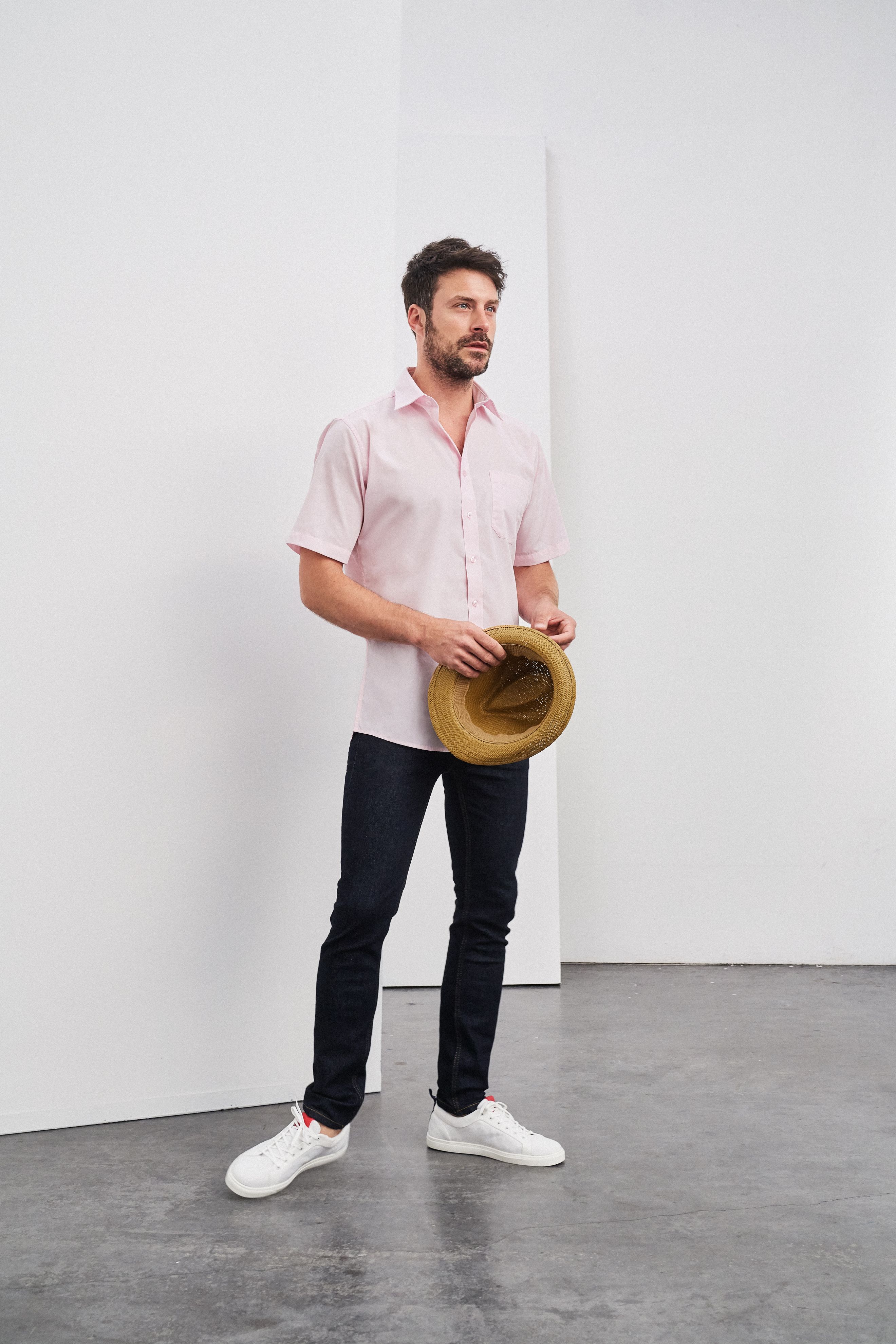 Men's Shirt Shortsleeve Poplin JN680 Klassisches Shirt aus pflegeleichtem Mischgewebe Men's Shirt Shortsleeve Poplin JN680 Klassisches Shirt aus pflegeleichtem Mischgewebe