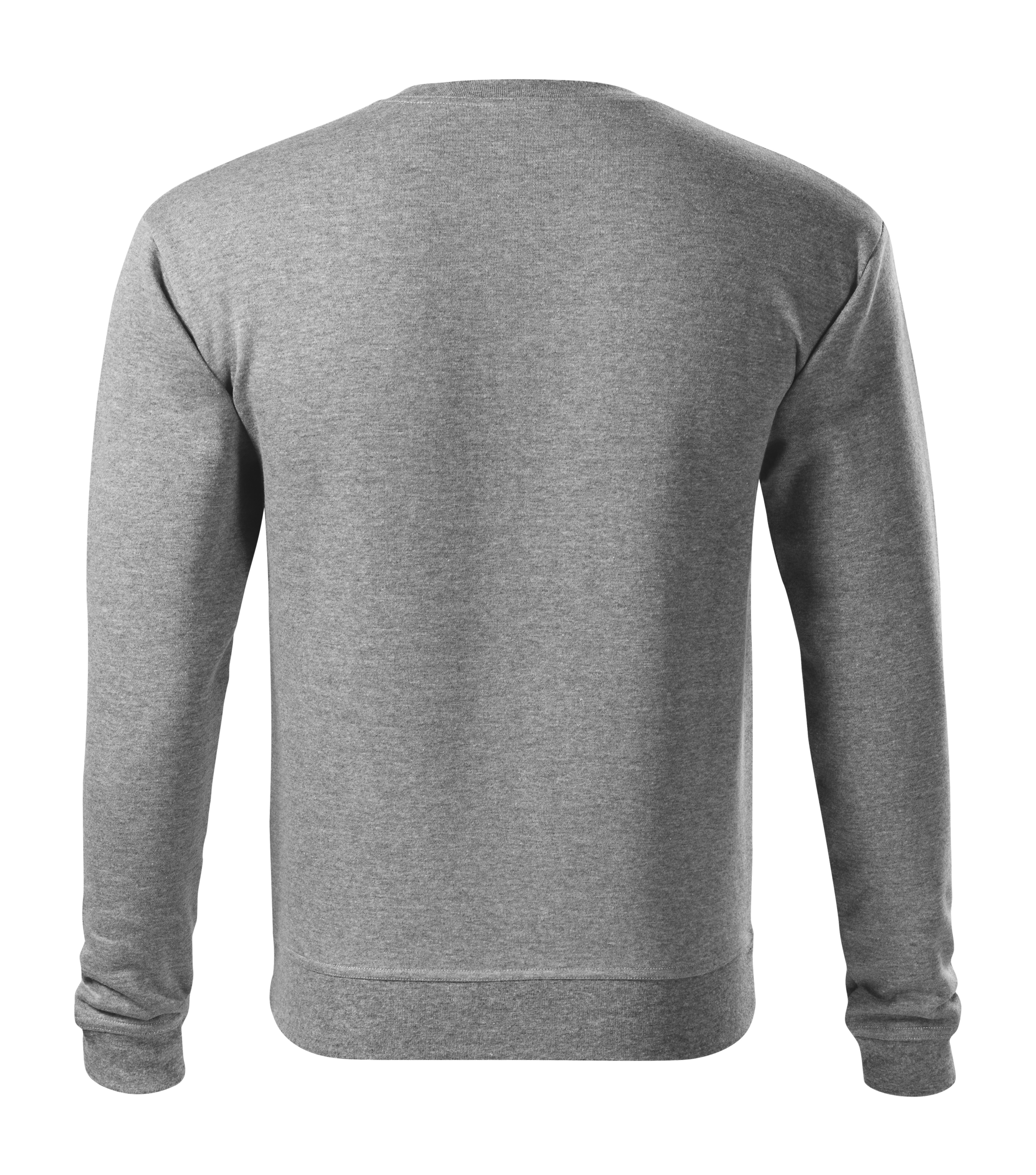 Sweatshirt für Herren und Kinder -  ESSENTIAL 406 - Ärmelmanschetten und Kragensaum - Pullover oder Sweater ohne Kapuze  für Männer Jungen und Mädchen 