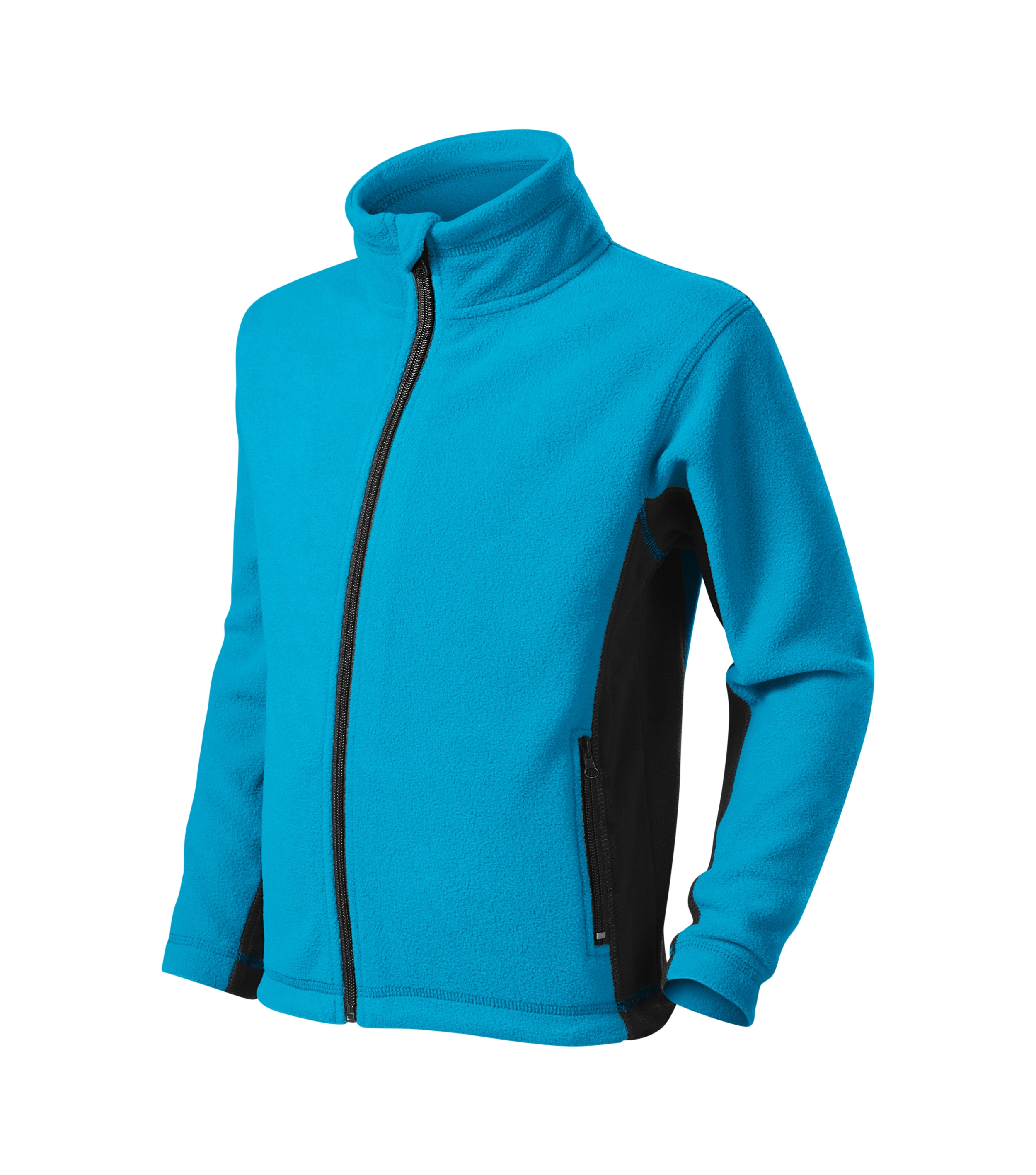 Fleecejacke Kinder - FROSTY 529 - Taschen mit Spiralreißverschluss und unterer Saum durch ein elastisches Band zusammenziehbar