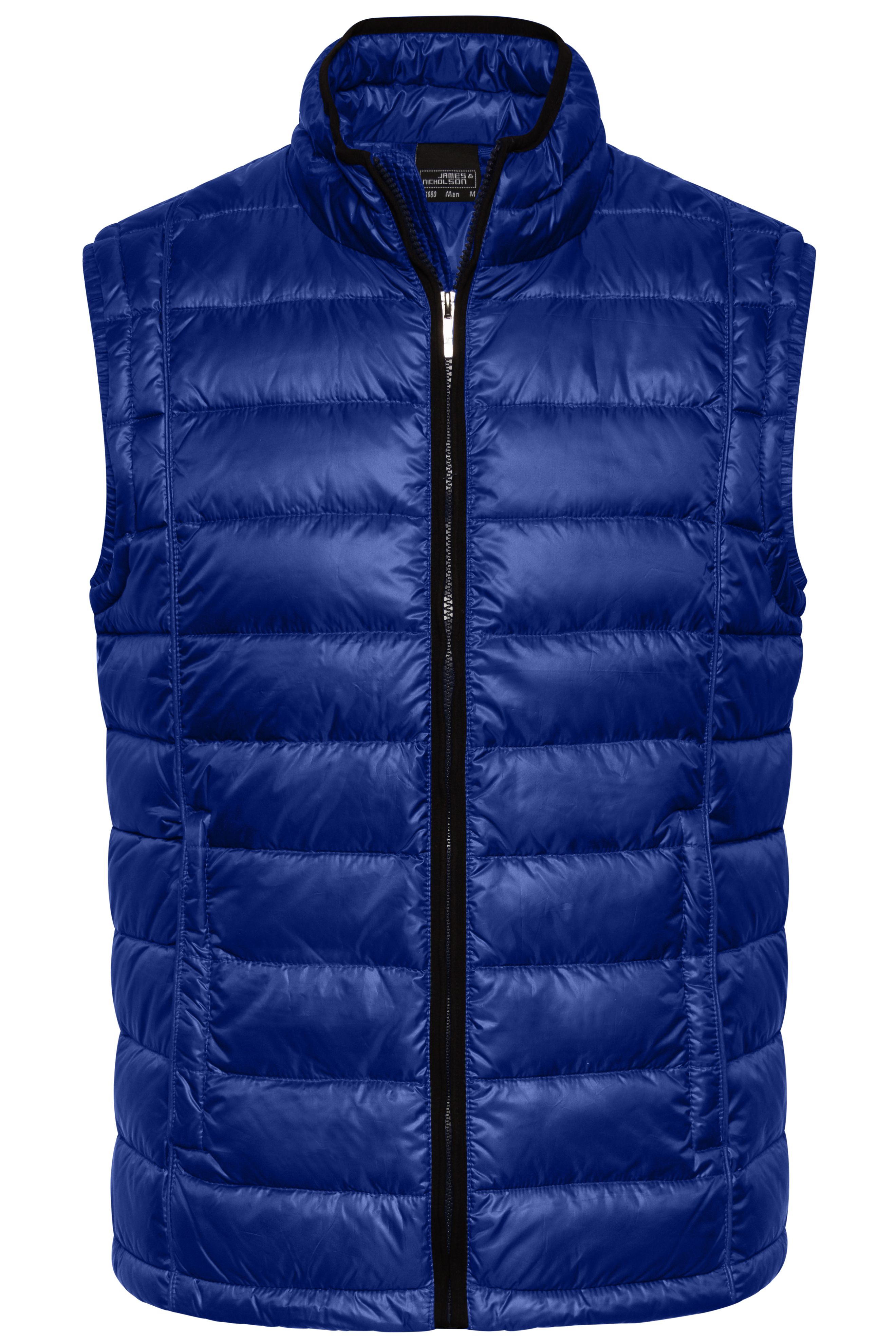 Men's Quilted Down Vest JN1080 Sportliche Daunenweste mit Stehkragen