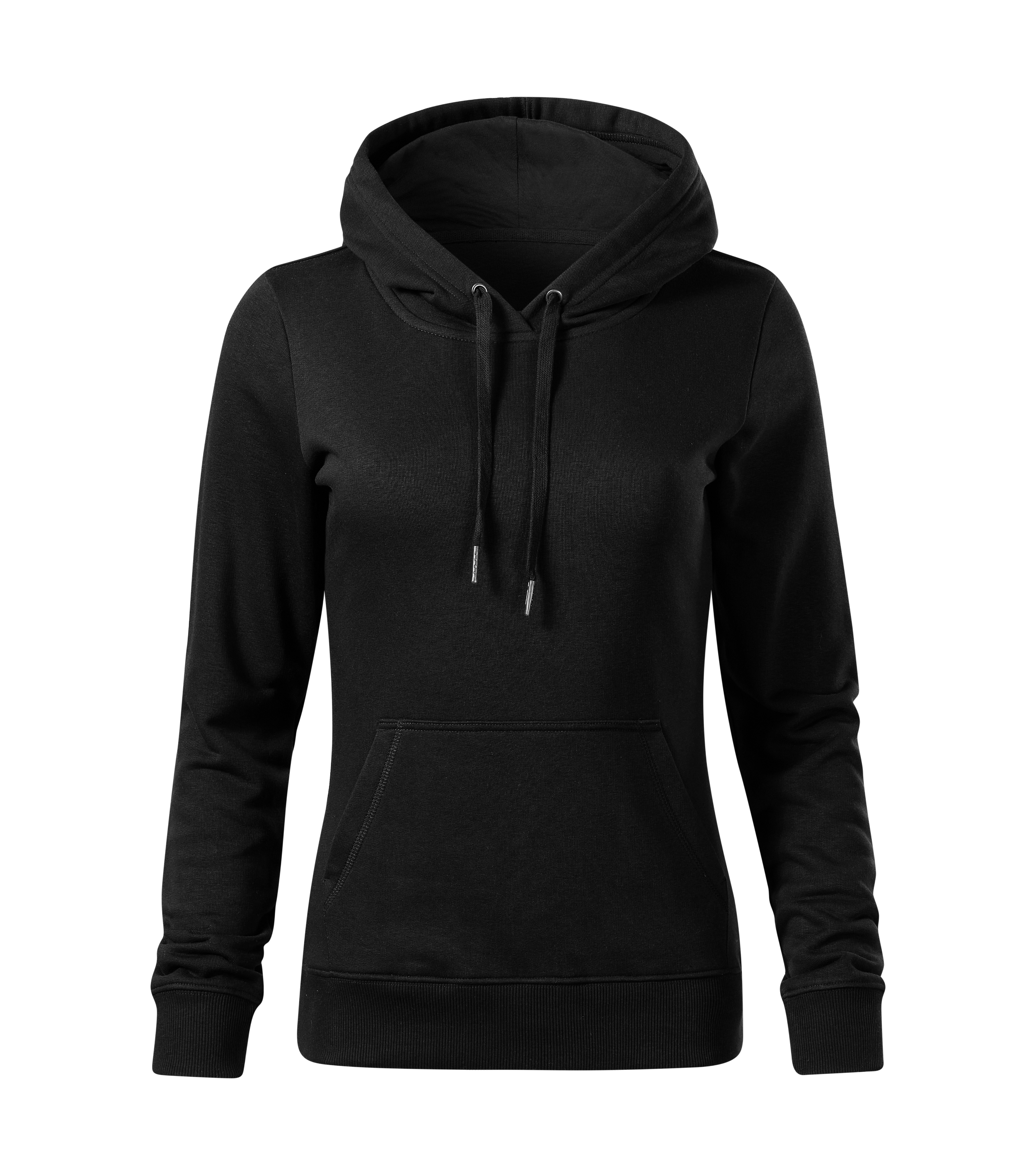 Basic Damen Pullover - BREAK (GRS) 841 Damen - leicht taillierter Schnitt mit Seitennähten und aufgesetzte Kängurutaschen - Sweatshirt Damen für Frauen und women 