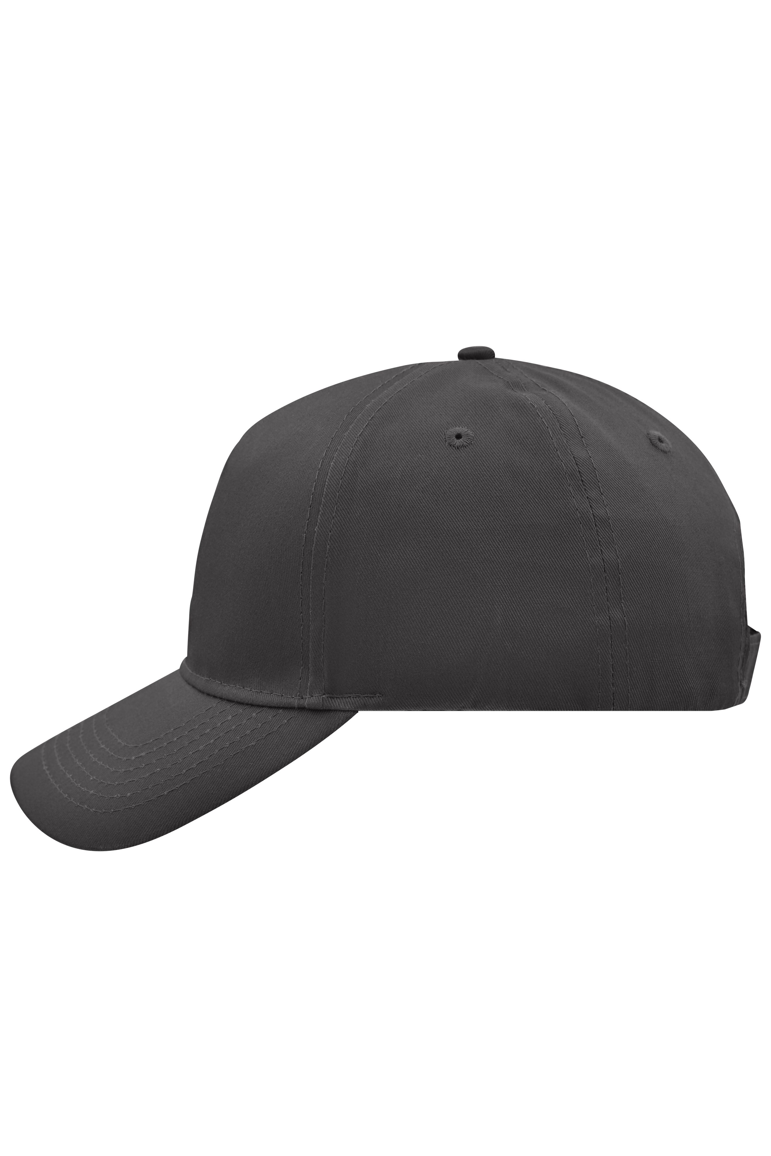 5 Panel Cap MB6117 5 Panel Cap mit ungebürsteter Oberfläche