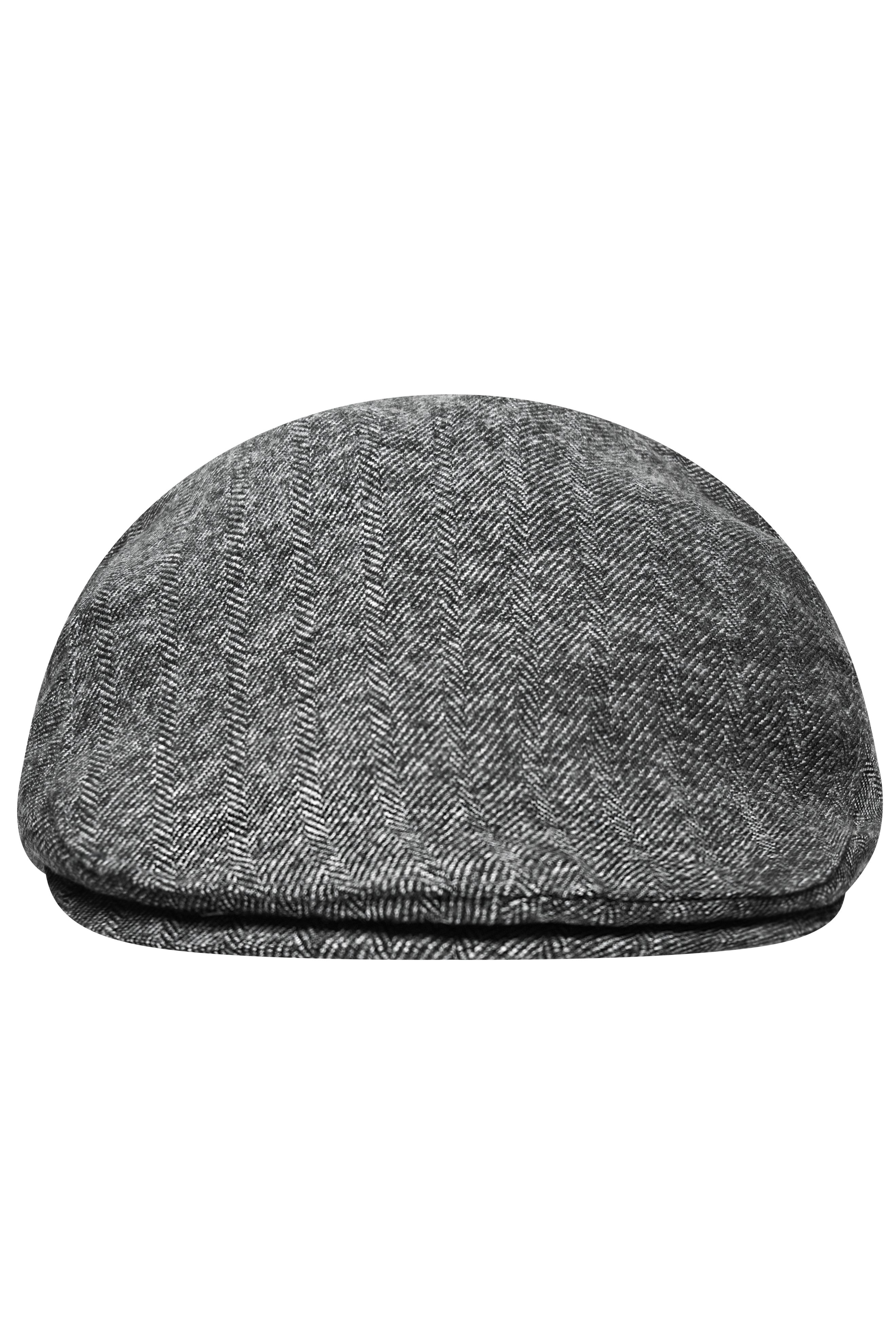 Dandy Cap MB6226 Flache Mütze mit verdeckt genähtem Schild