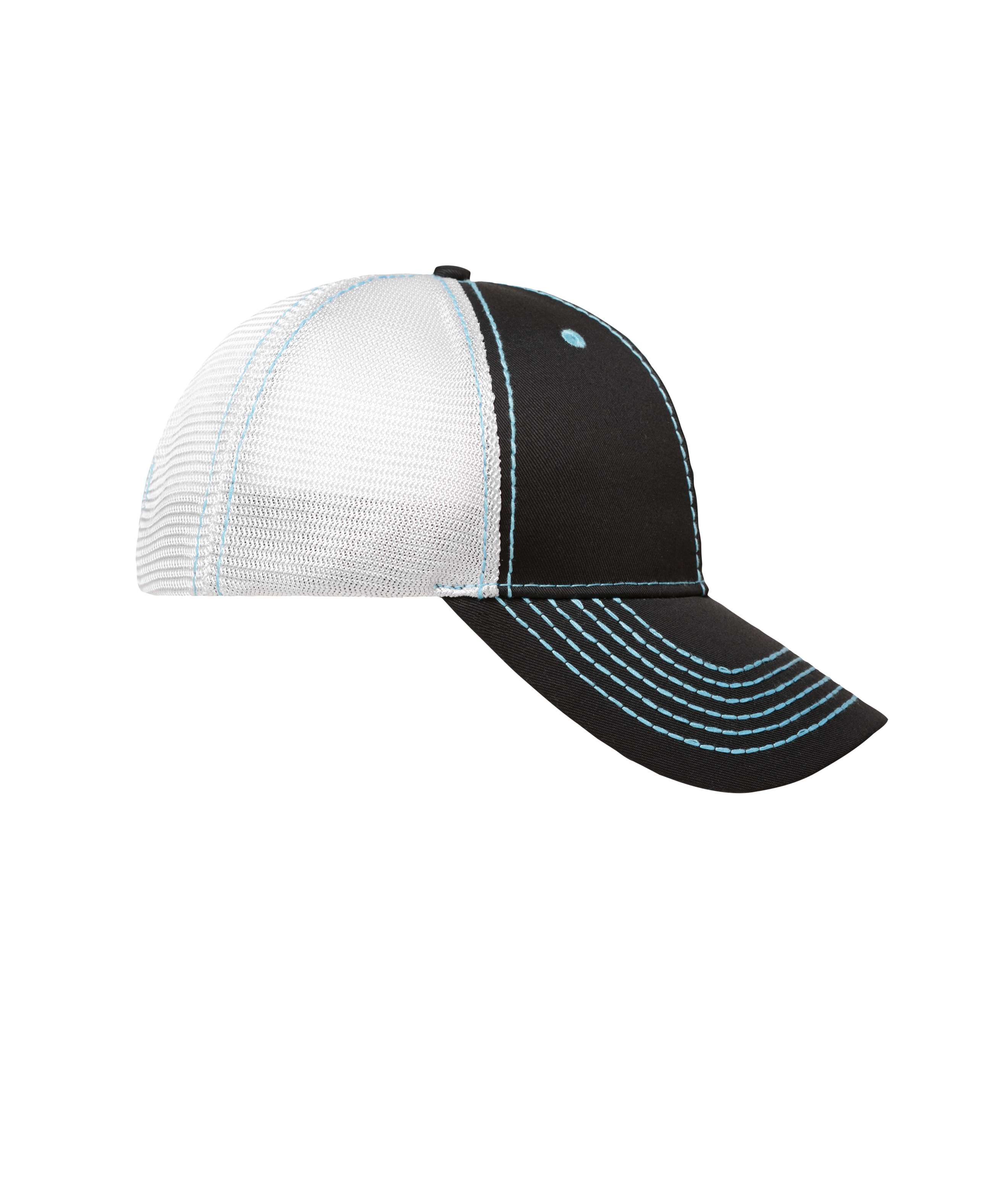 6 Panel Mesh Cap MB6229 Klassisches 6 Panel Cap mit kontrastfarbenen Nähten