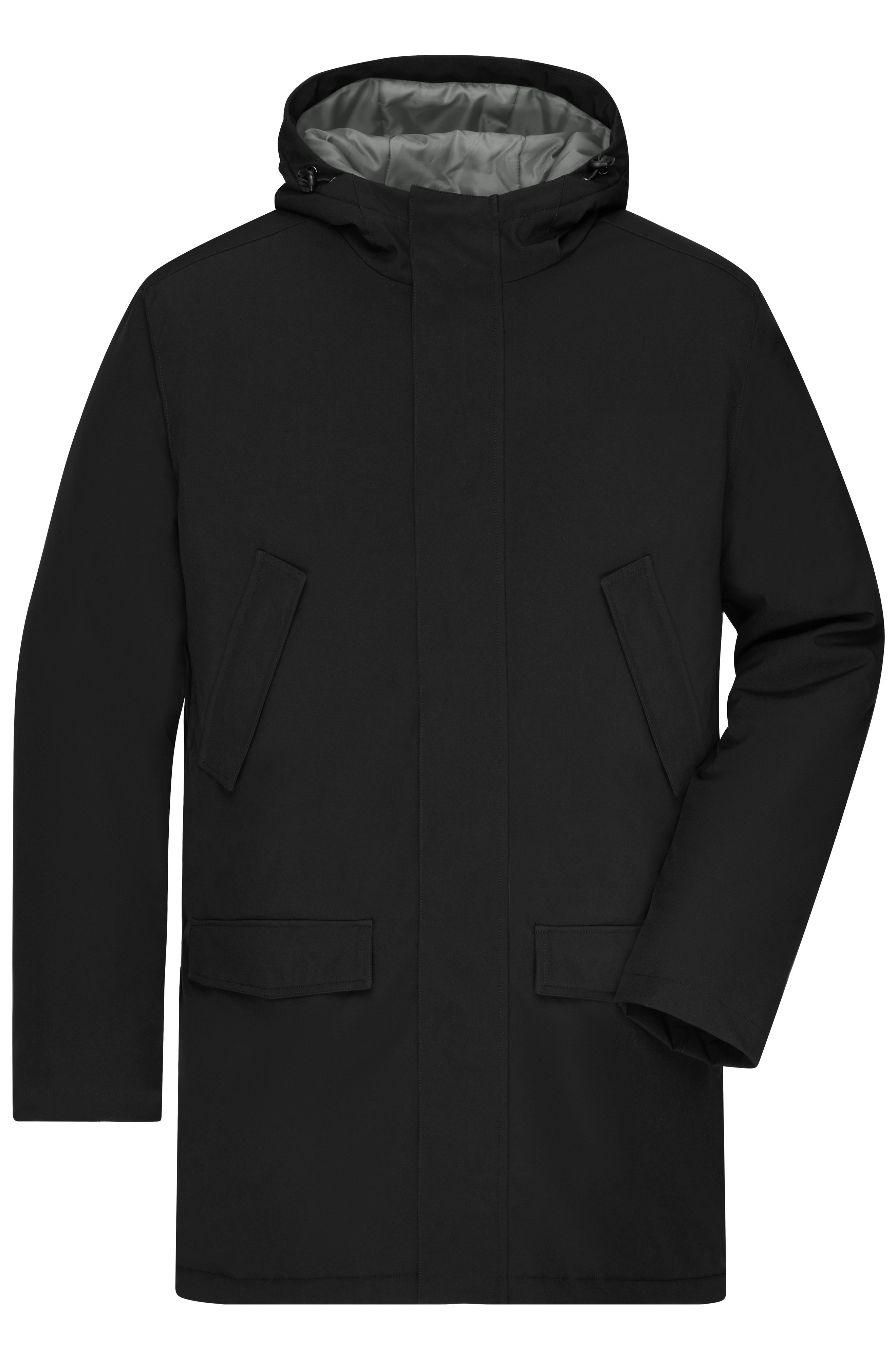 Men's Business Parka JN1176 Klassischer, wattierter Parka mit angeschnittener Kapuze