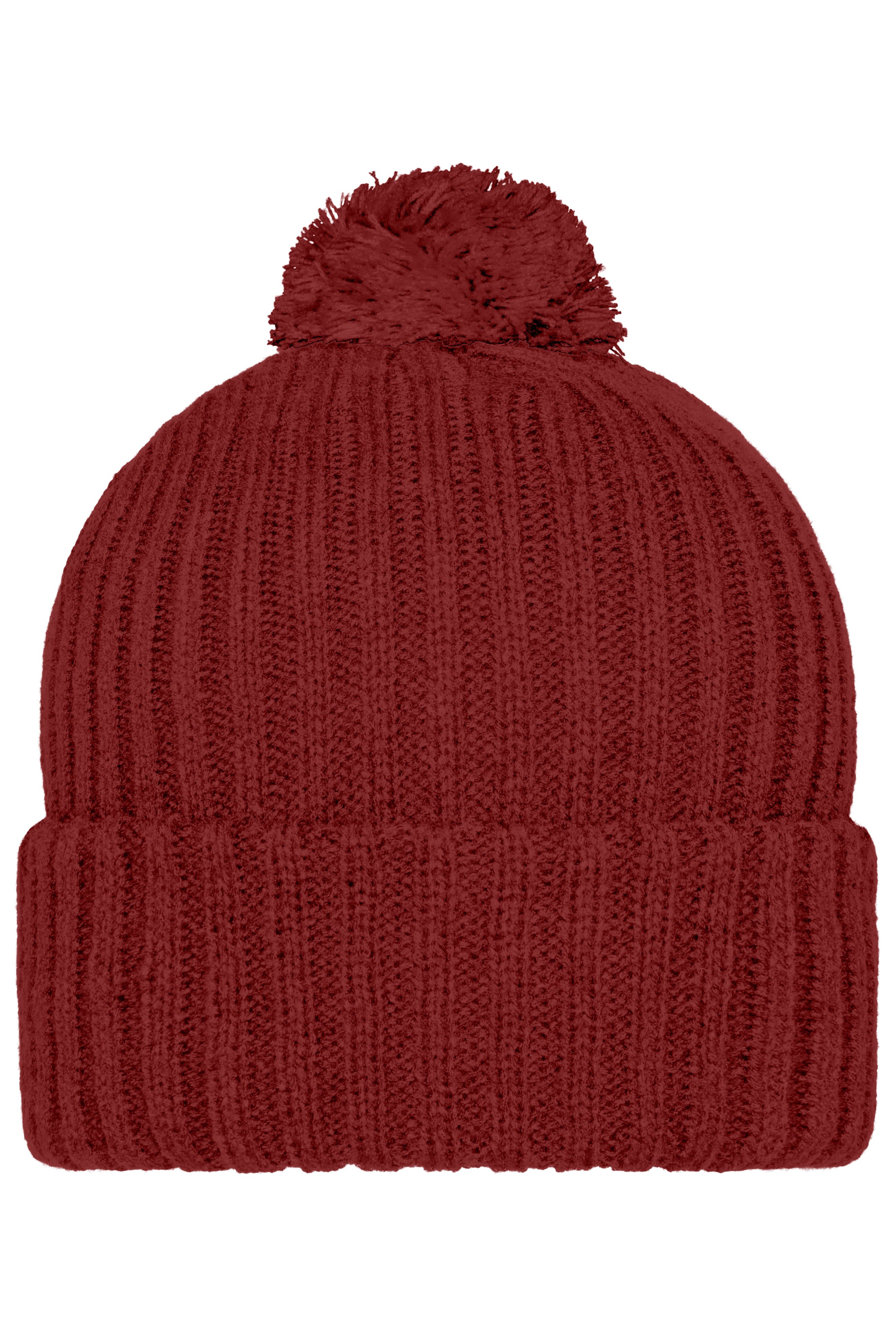Knitted Cap with Pompon MB7540 Trendige Pomponmütze in vielen Farben