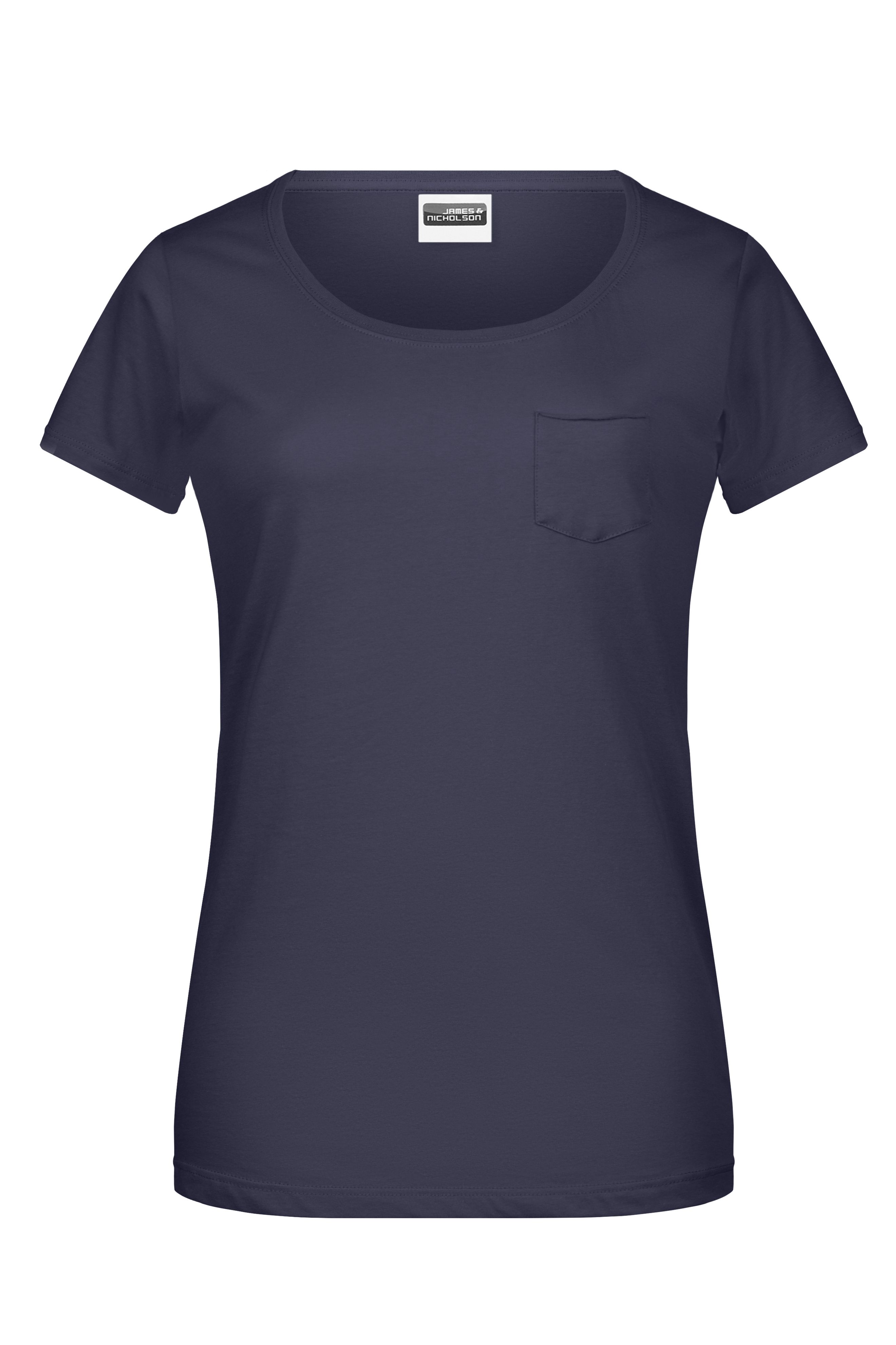 Ladies'-T Pocket 8003 T-Shirt mit modischer Brusttasche