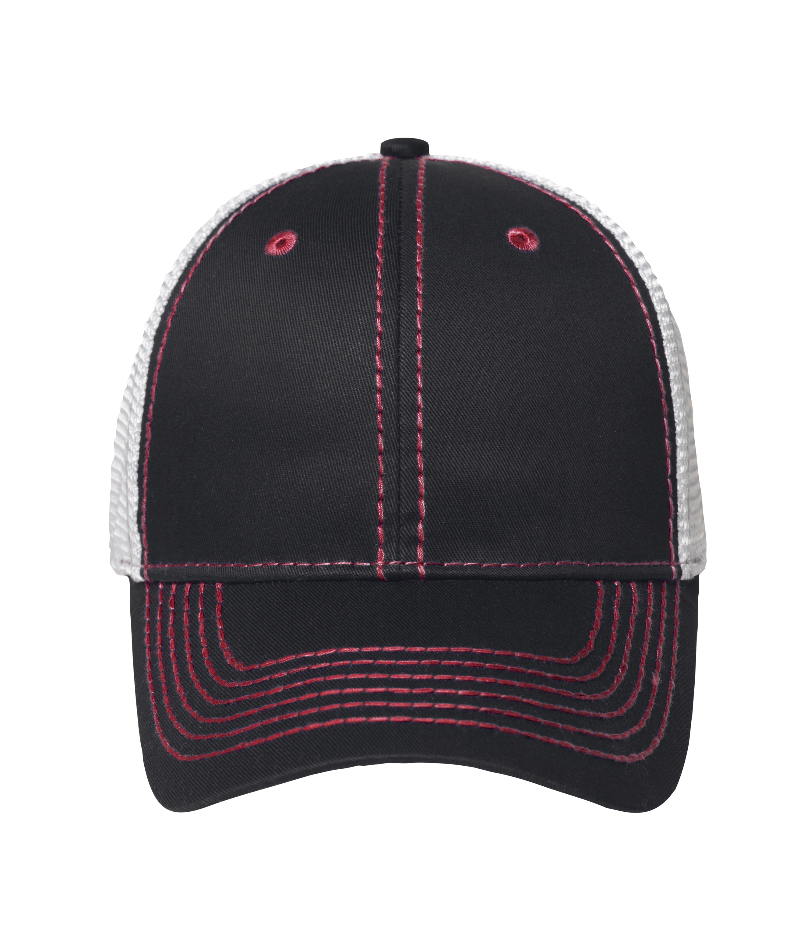 6 Panel Mesh Cap MB6229 Klassisches 6 Panel Cap mit kontrastfarbenen Nähten