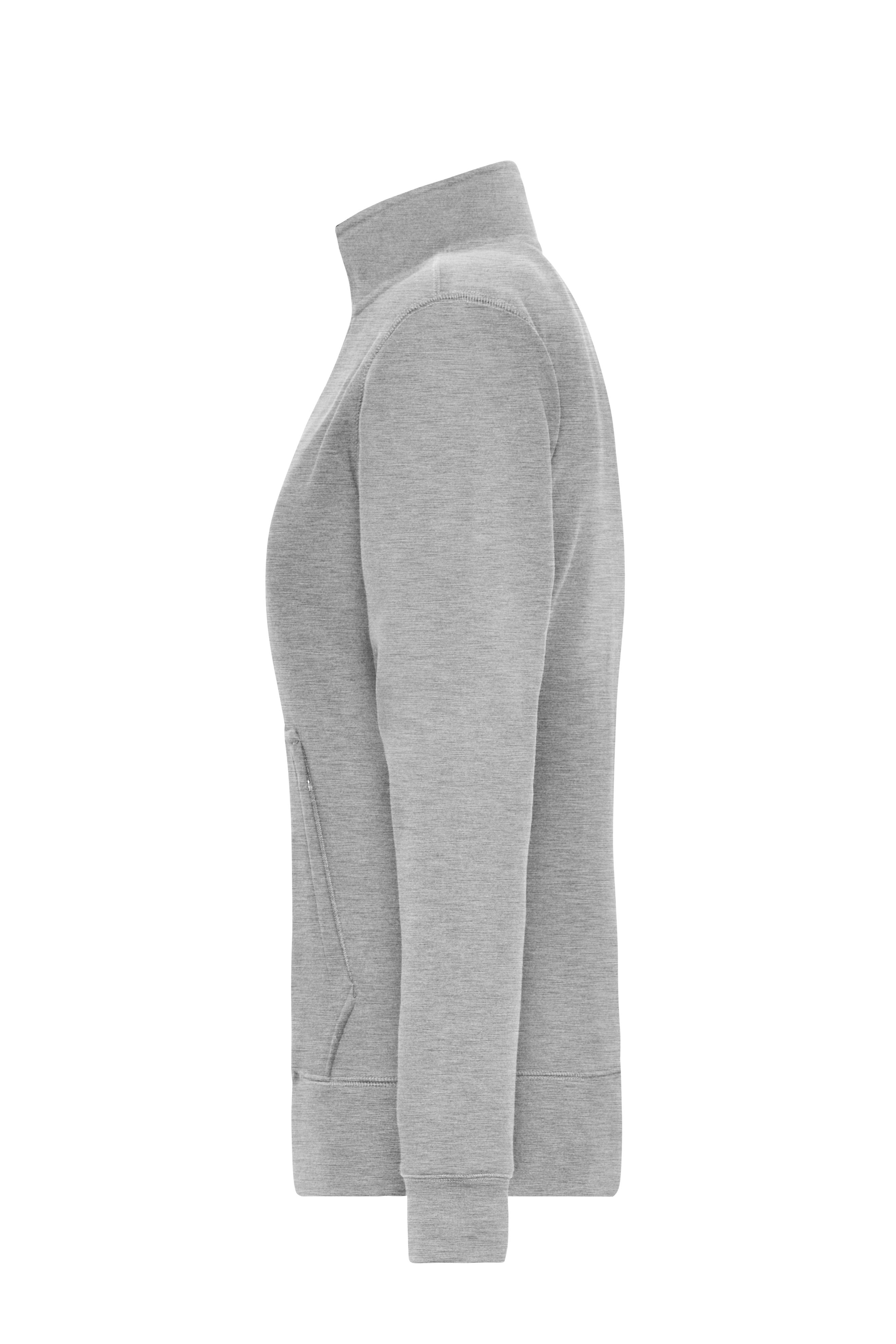 Ladies' Doubleface Work Jacket -  SOLID - JN1809 Funktionelle Jacke mit Stehkragen und Kängurutasche