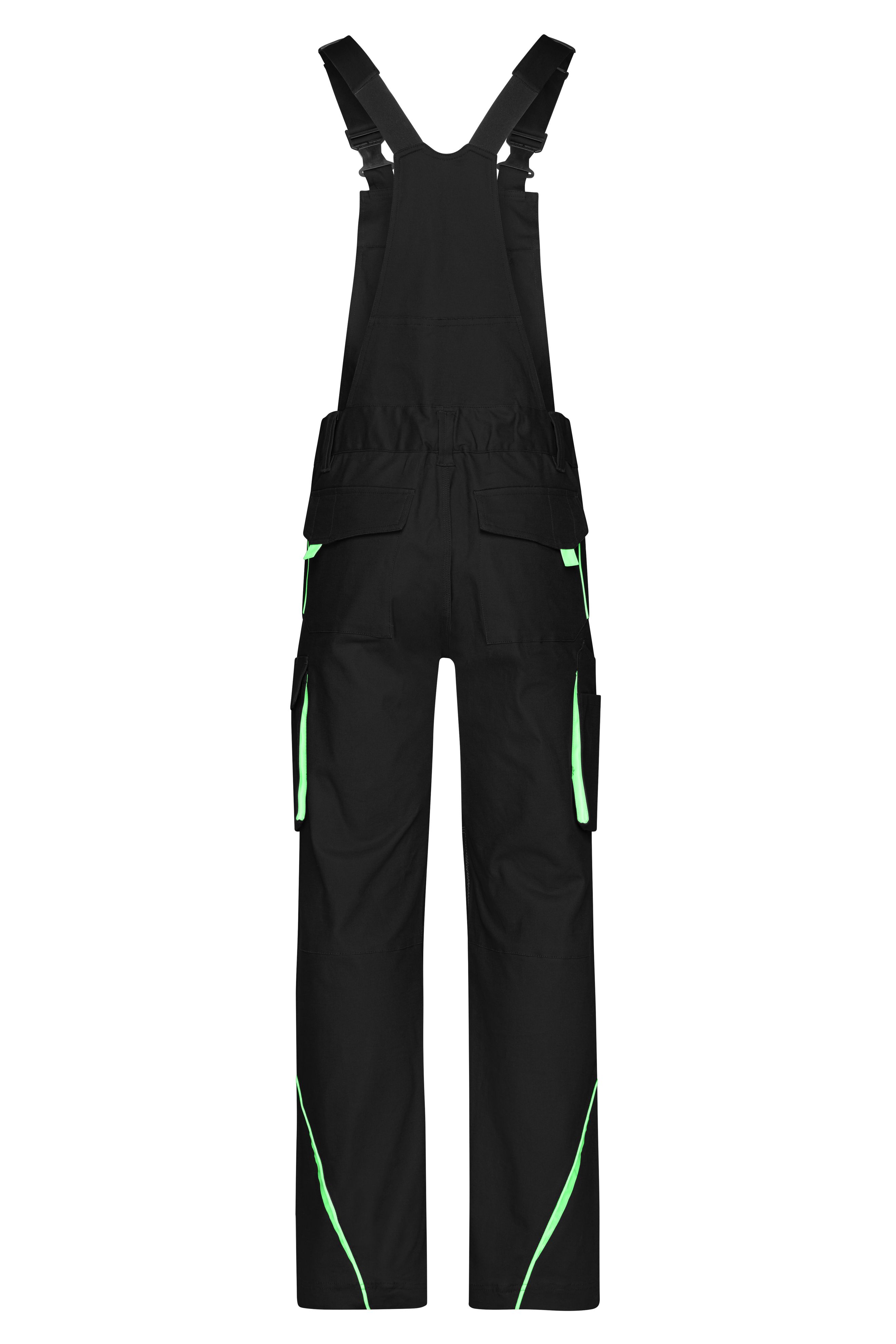 Workwear Pants with Bib - COLOR - JN848 Funktionelle Latzhose im sportlichen Look mit hochwertigen Details