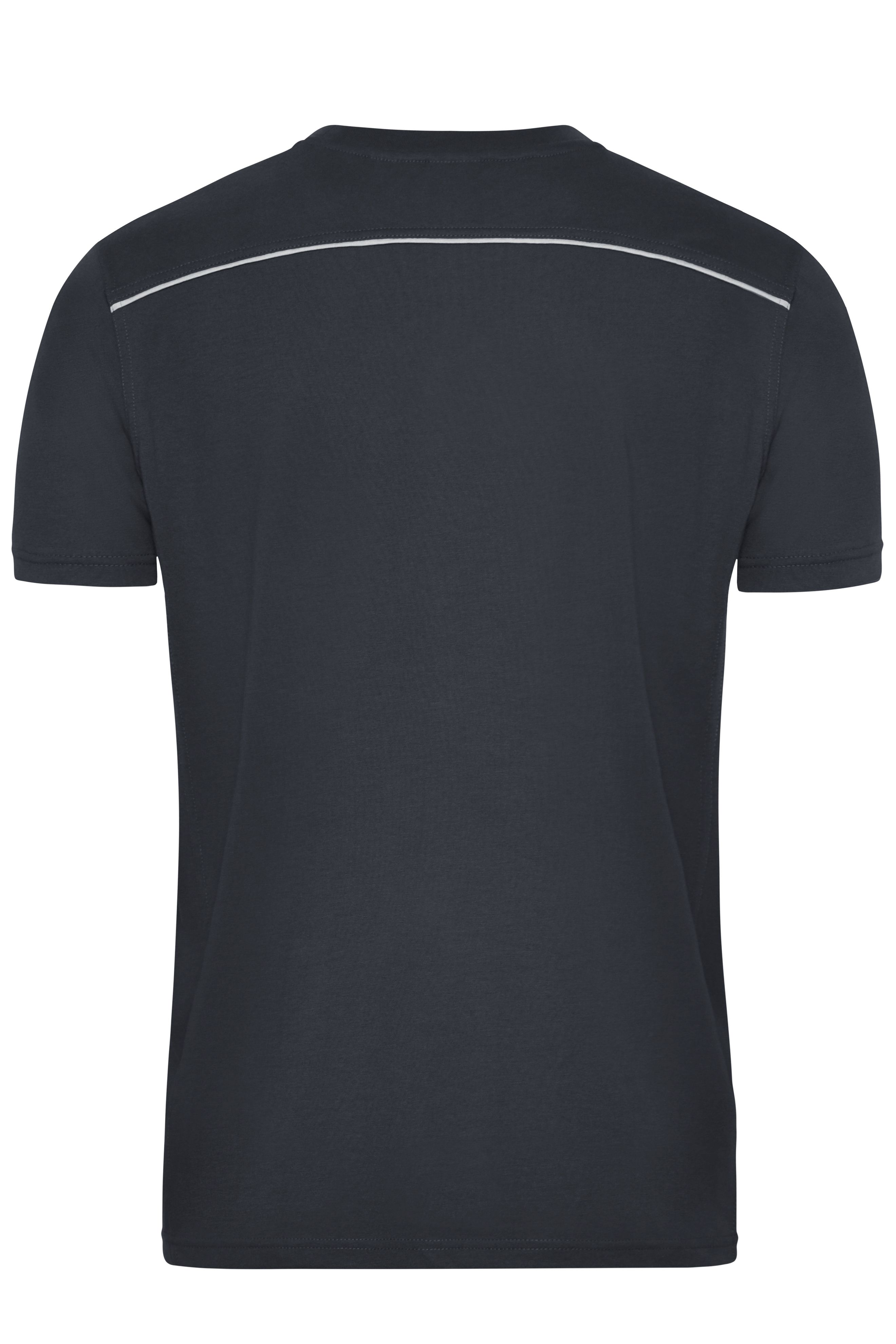Men's Workwear T-Shirt - SOLID - JN890 Strapazierfähiges und pflegeleichtes T-shirt mit Kontrastpaspel