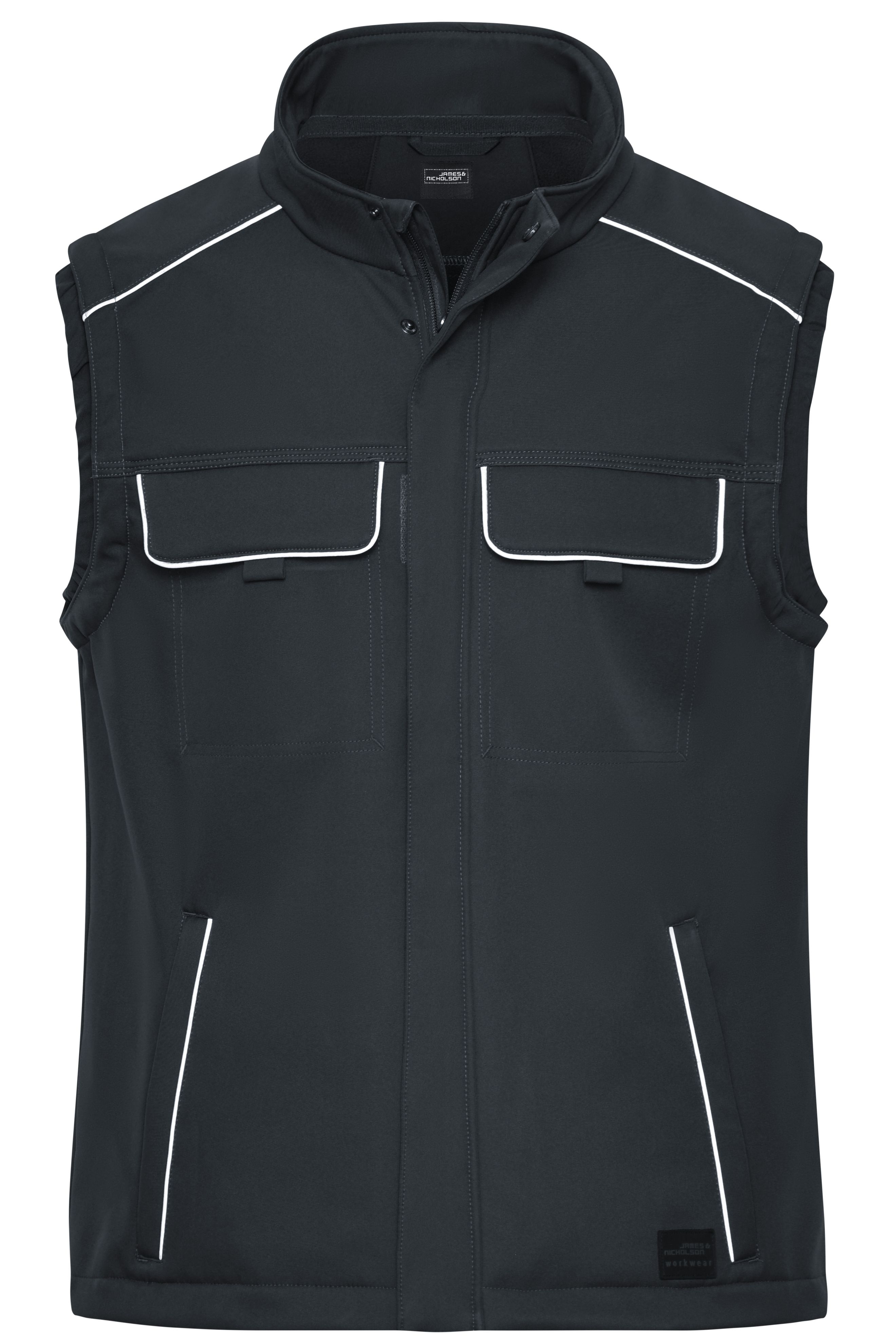 Workwear Softshell Vest - SOLID - JN883 Professionelle Softshellweste im cleanen Look mit hochwertigen Details