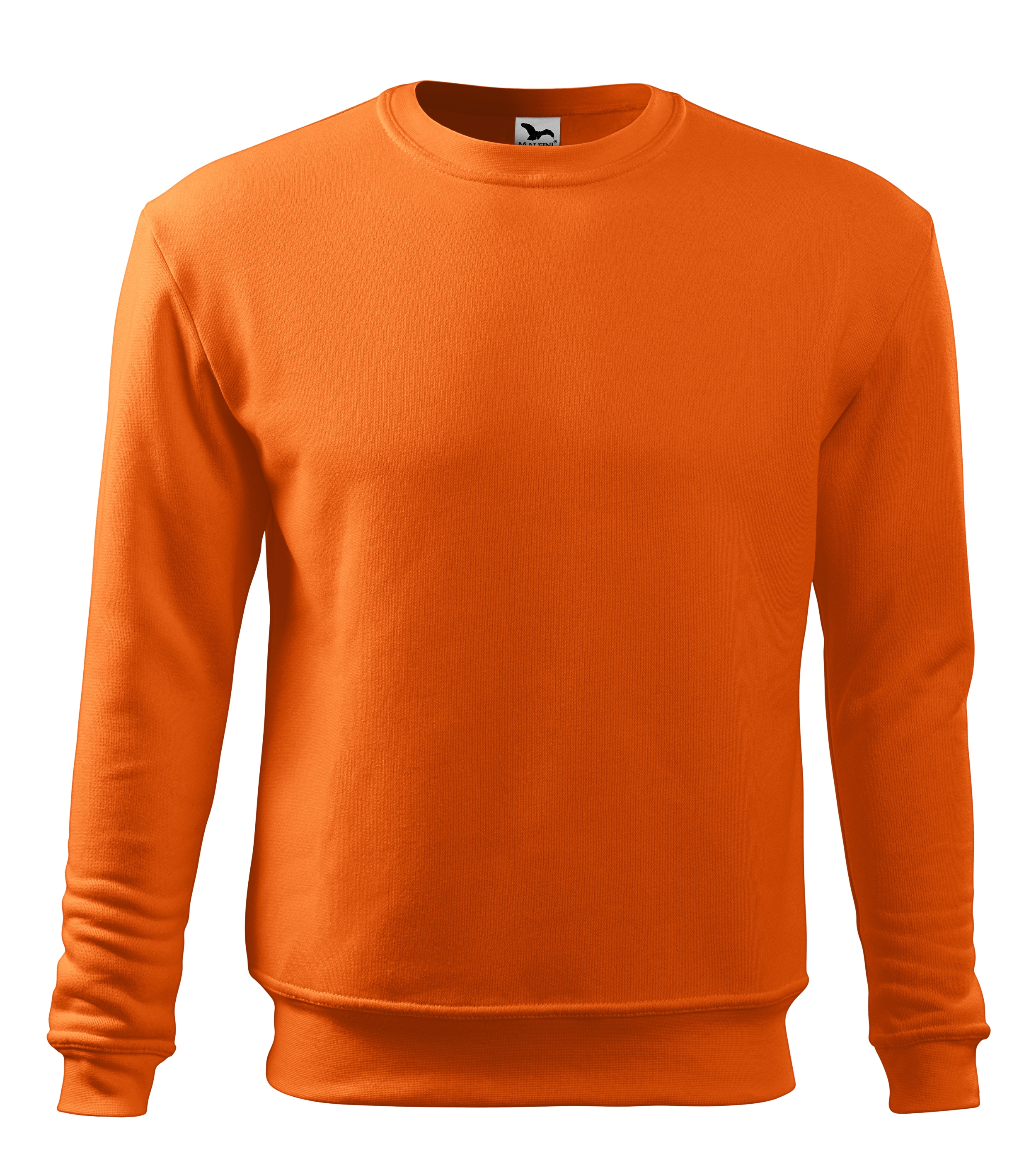 Sweatshirt für Herren und Kinder -  ESSENTIAL 406 - Ärmelmanschetten und Kragensaum - Pullover oder Sweater ohne Kapuze  für Männer Jungen und Mädchen 