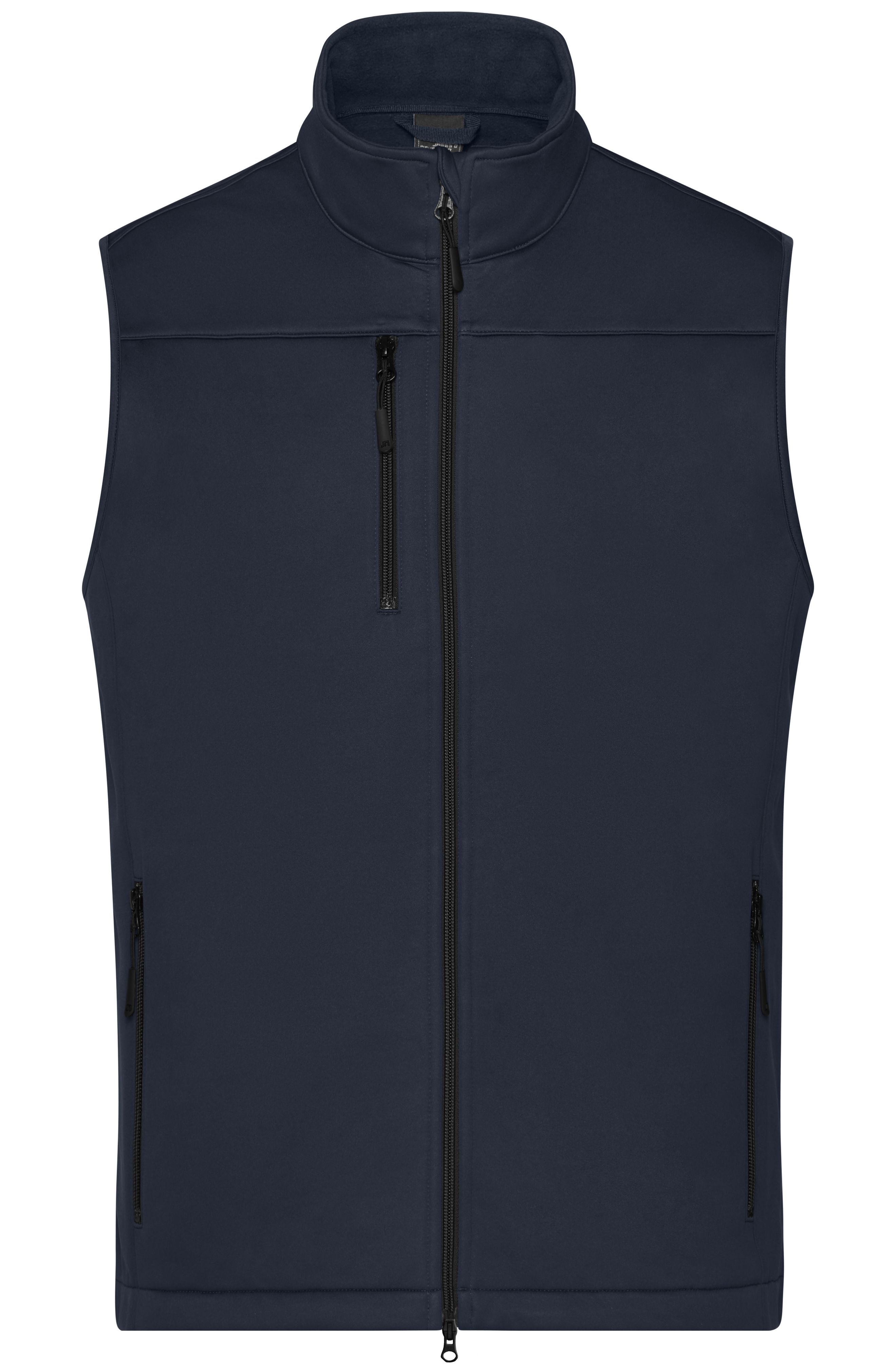 Men's Softshell Vest JN1170 Klassische Softshellweste im sportlichen Design aus recyceltem Polyester