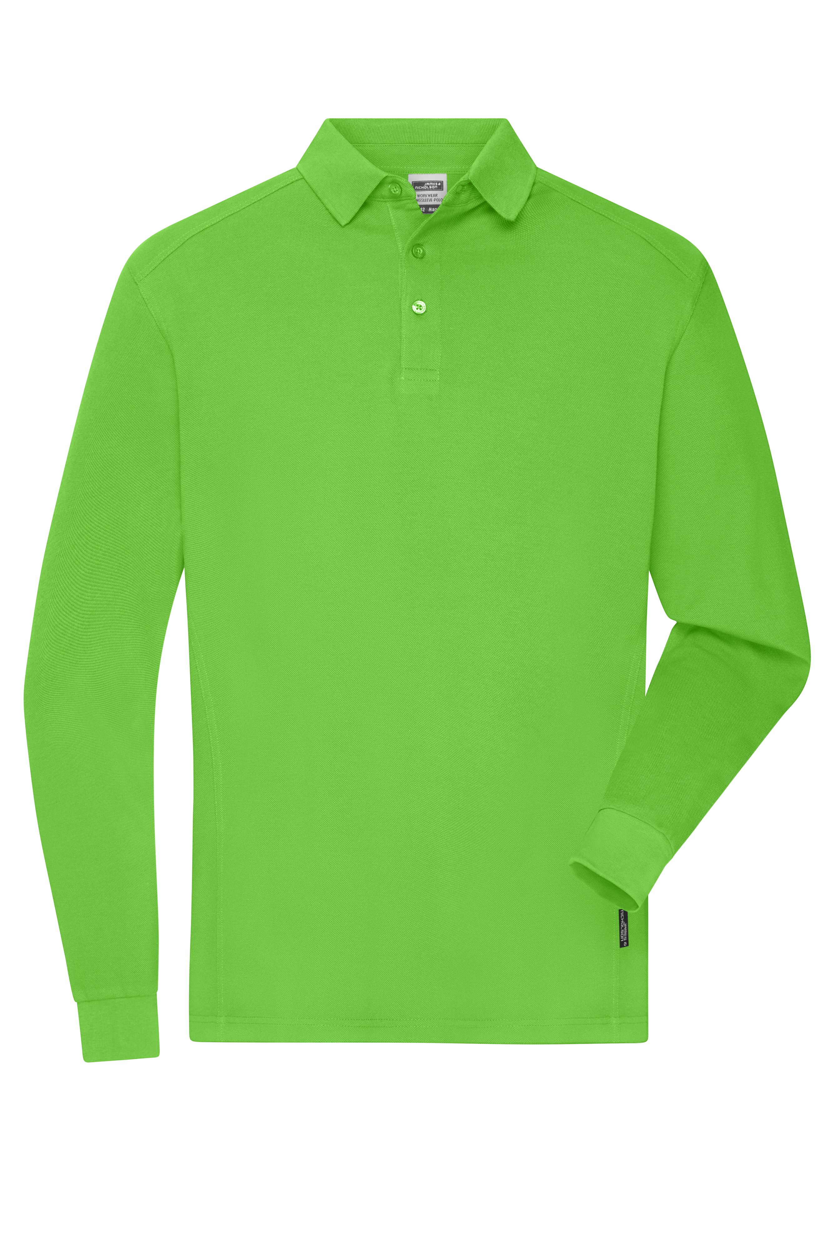 Men's Workwear-Longsleeve Polo JN1842 Strapazierfähiges und pflegeleichtes Langarm Polo