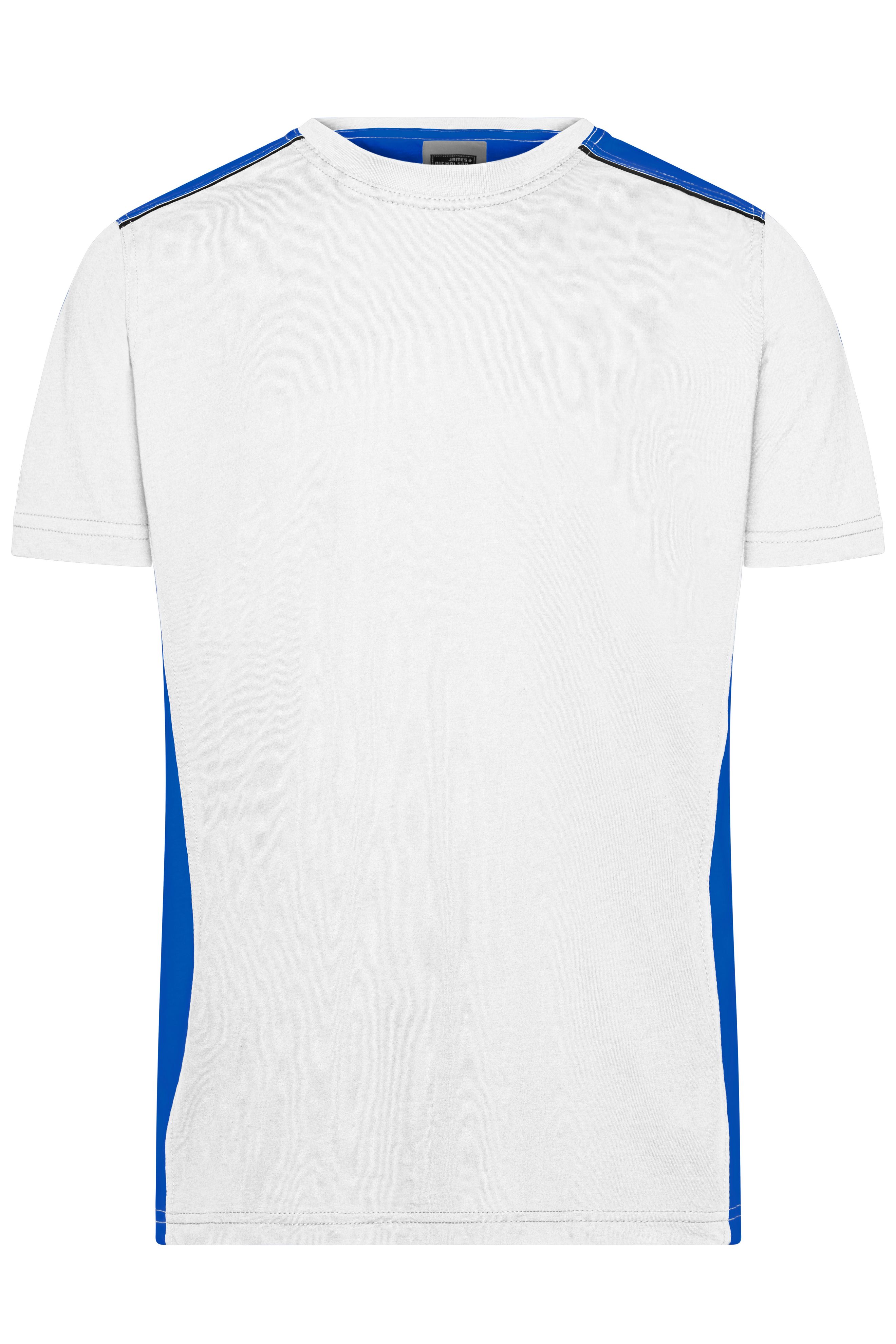 Men's Workwear T-Shirt - COLOR - JN860 Strapazierfähiges und pflegeleichtes T-Shirt mit Kontrasteinsätzen