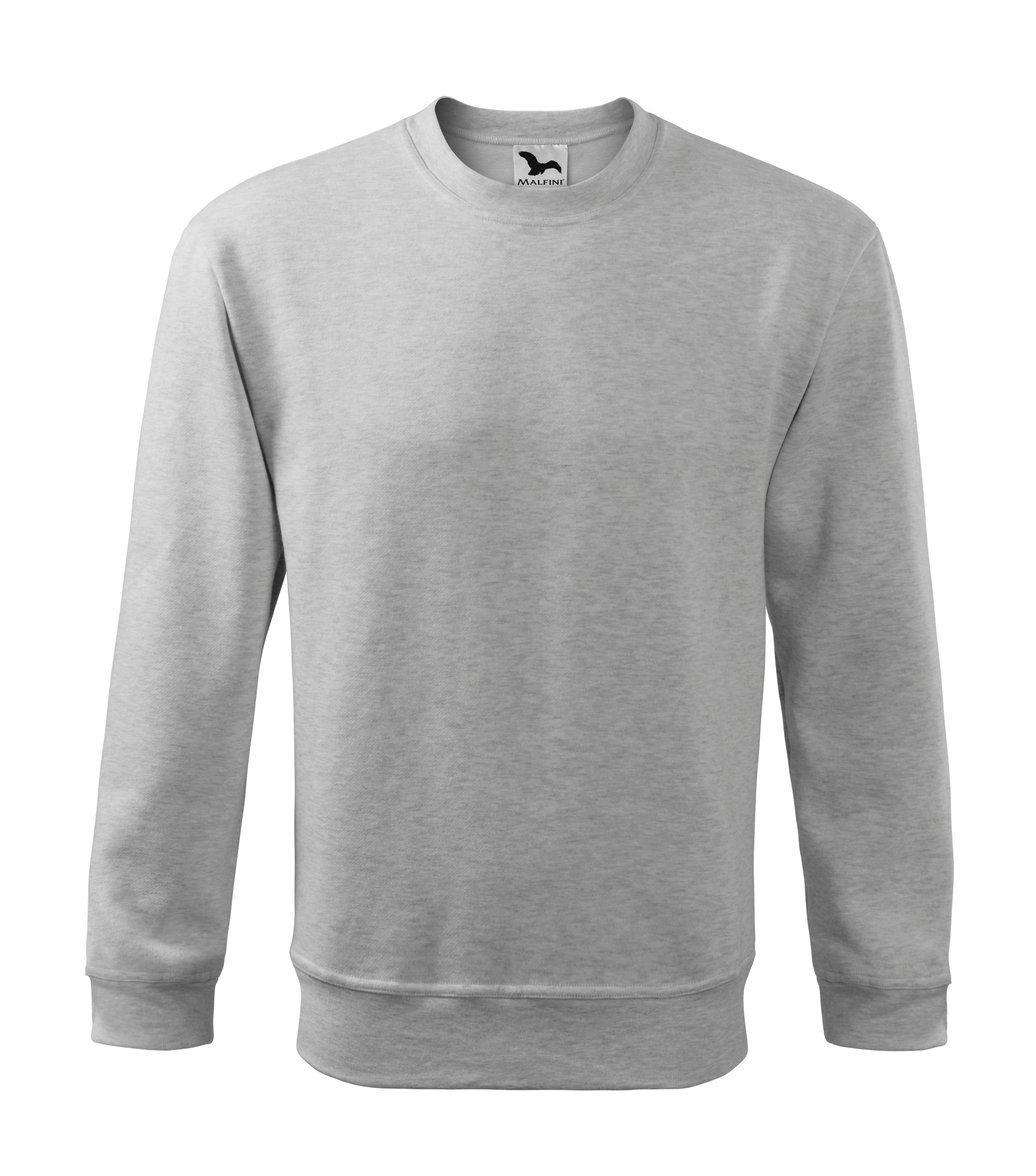 Sweatshirt für Herren und Kinder -  ESSENTIAL 406 - Ärmelmanschetten und Kragensaum - Pullover oder Sweater ohne Kapuze  für Männer Jungen und Mädchen 