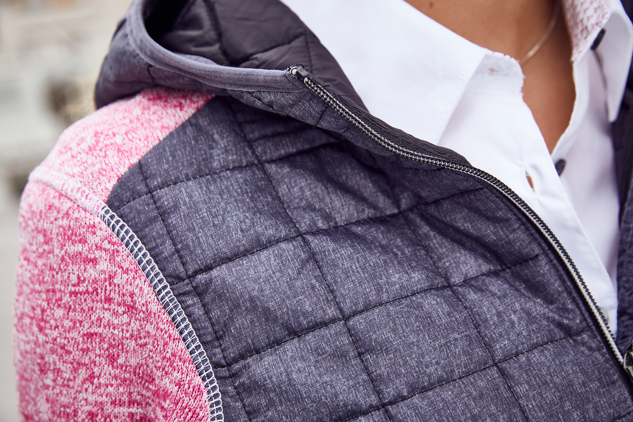 Ladies' Knitted Hybrid Jacket JN771 Strickfleecejacke im stylischen Materialmix Ladies' Knitted Hybrid Jacket JN771 Strickfleecejacke im stylischen Materialmix