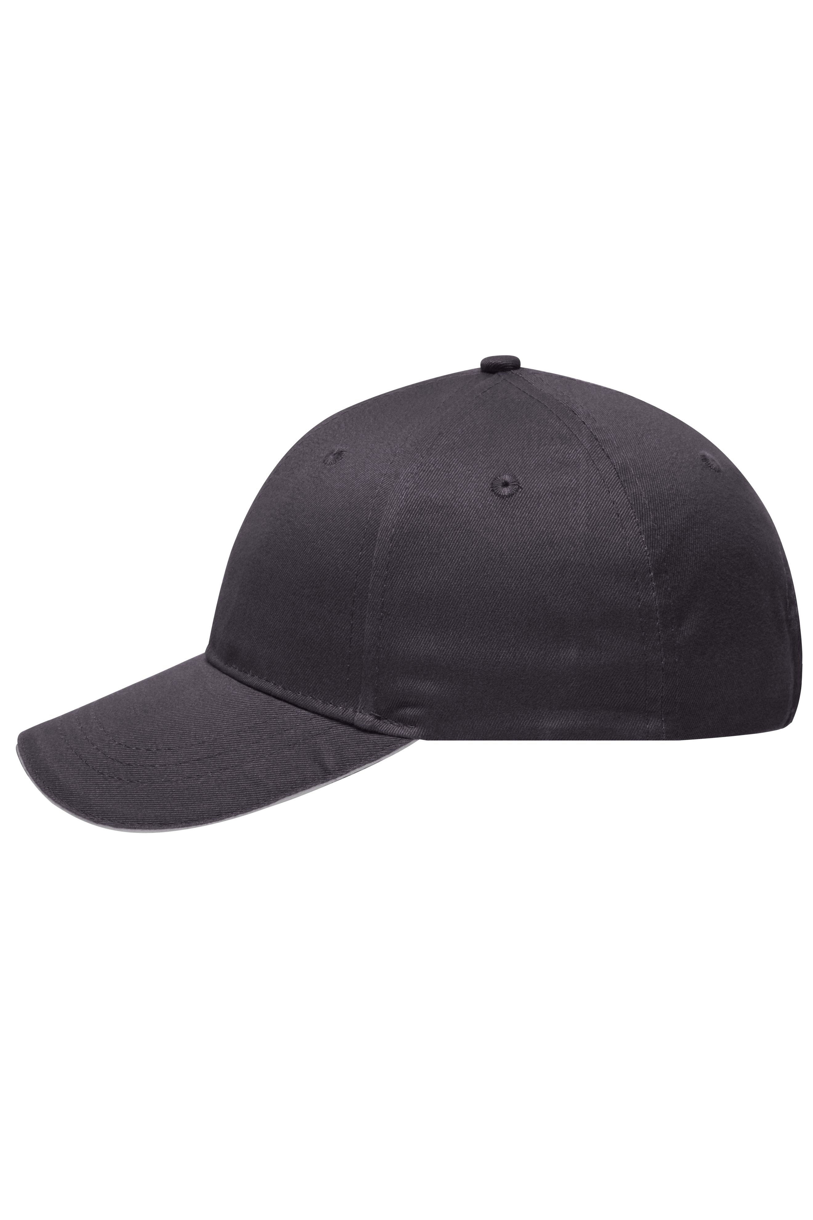 6 Panel Brushed Sandwich Cap MB6212 6 Panel Sandwich Cap mit gebürsteter Oberfläche