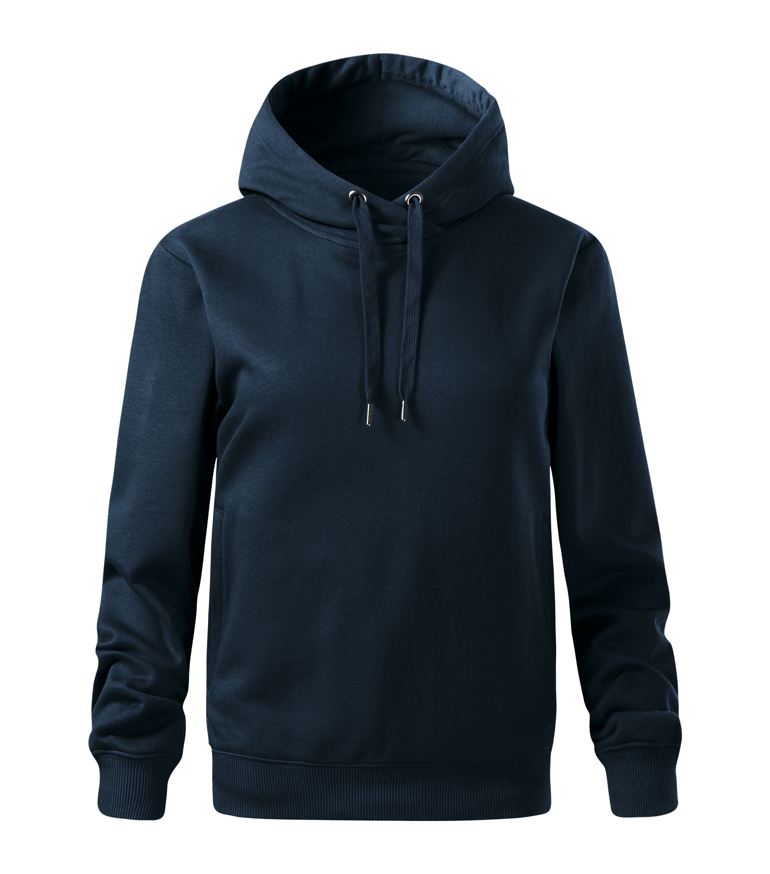 Damen Sweatshirt Pullover - Moon 421 - mit Kapuze mit Innenfutter und Känguru- Leistentaschen - langarm Sweatshirt für Frauen Baumwolle Herbst Winter Sport