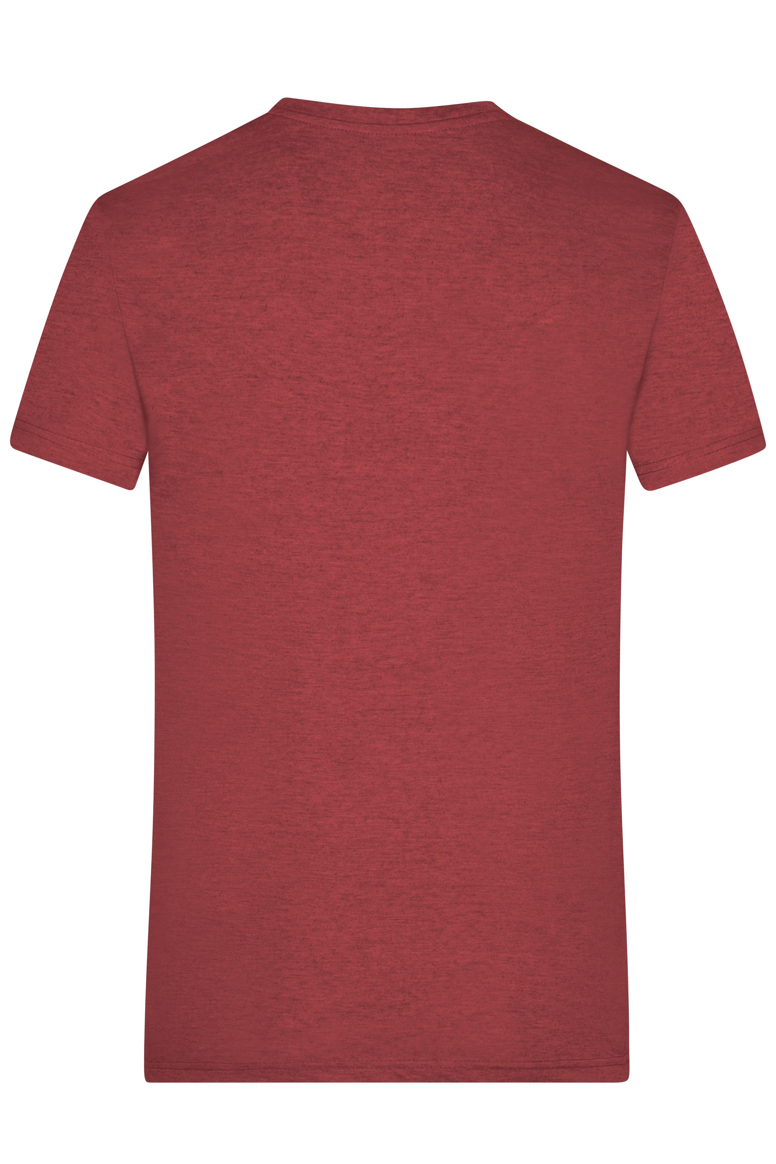 Men's Heather T-Shirt JN974 Modisches T-Shirt mit V-Ausschnitt