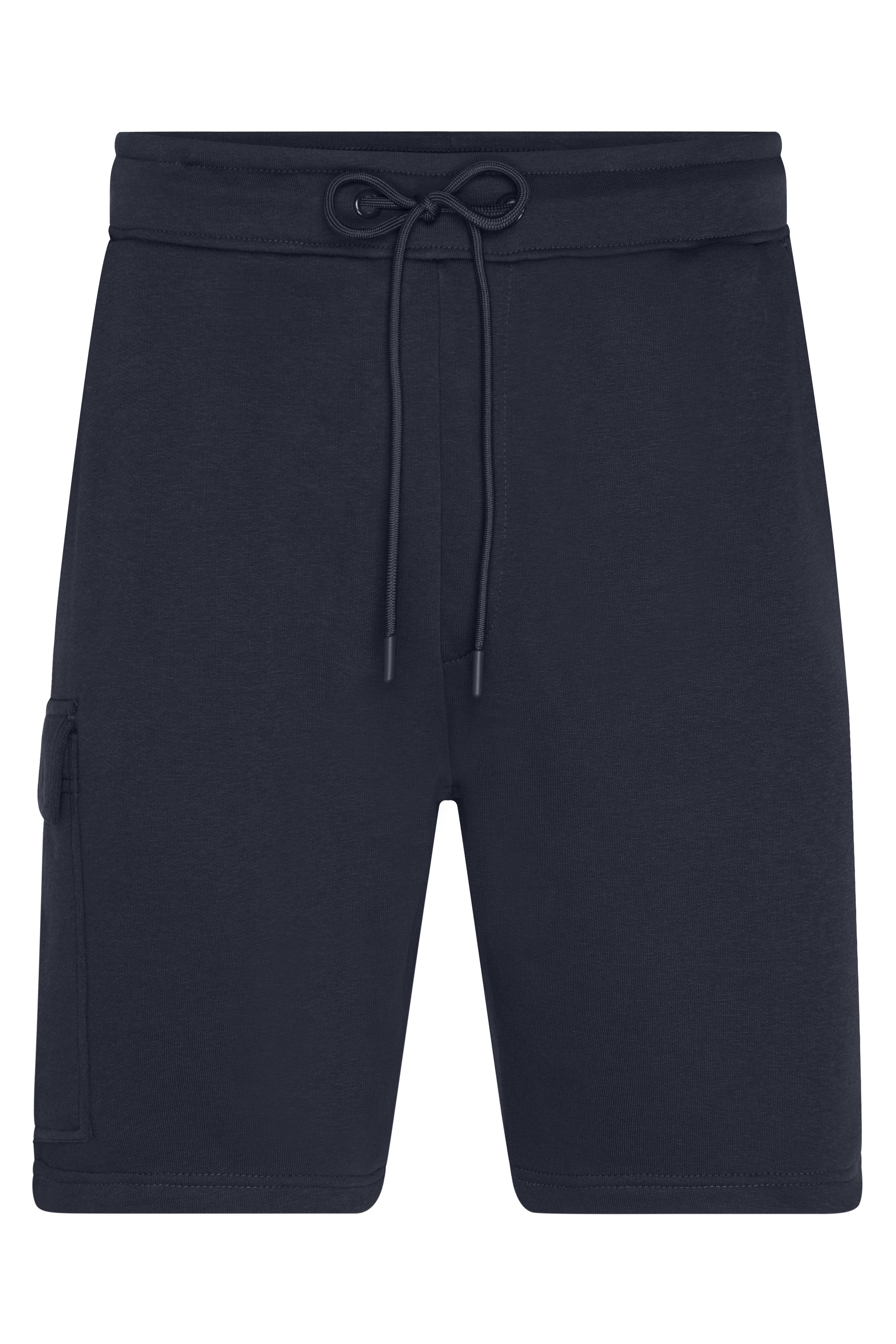 Men's Lounge Shorts 8038 Modische, kurze Sweat-Hose aus BIO-Baumwolle im Cargo-Style Men's Lounge Shorts 8038 Modische, kurze Sweat-Hose aus BIO-Baumwolle im Cargo-Style