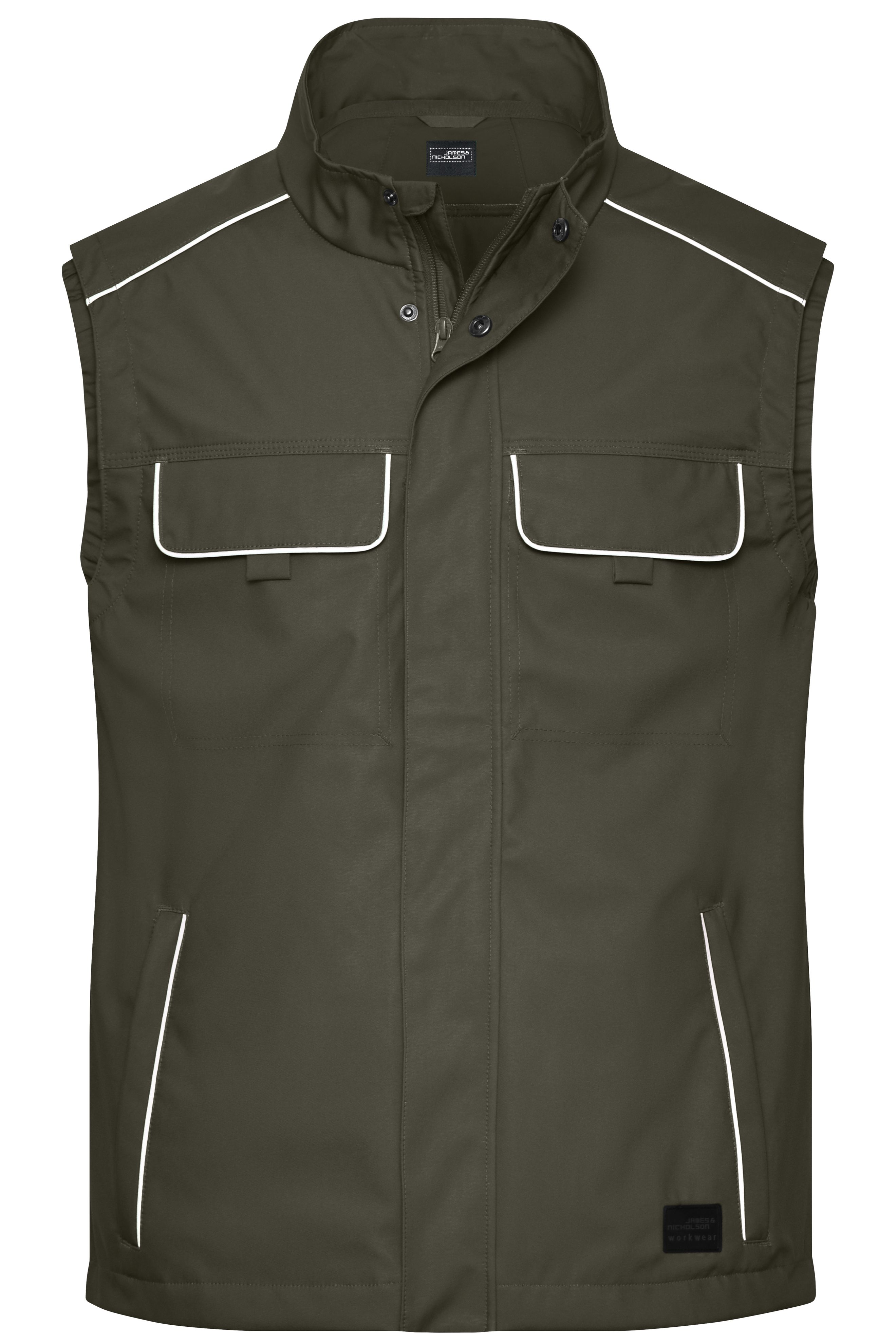 Workwear Softshell Light Vest - SOLID - JN881 Professionelle, leichte Softshellweste im cleanen Look mit hochwertigen Details