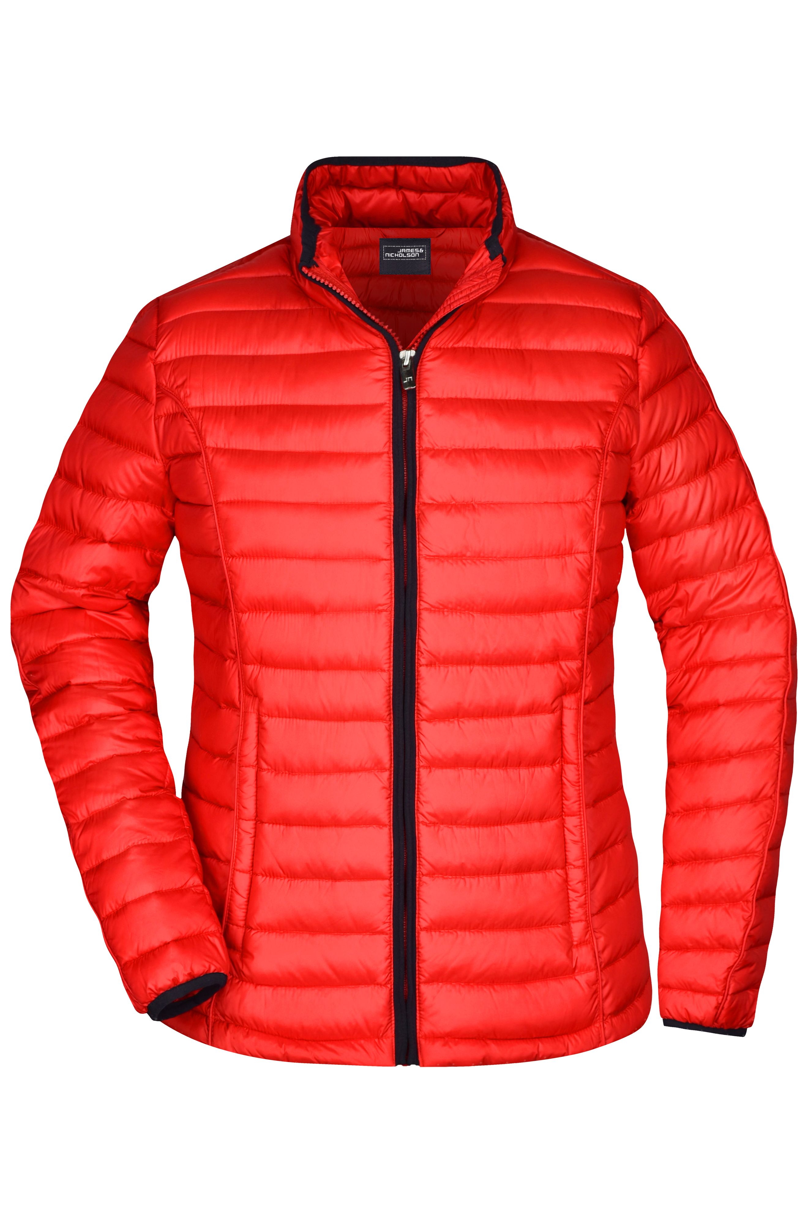 Ladies' Quilted Down Jacket JN1081 Sportliche Daunenjacke mit Stehkragen