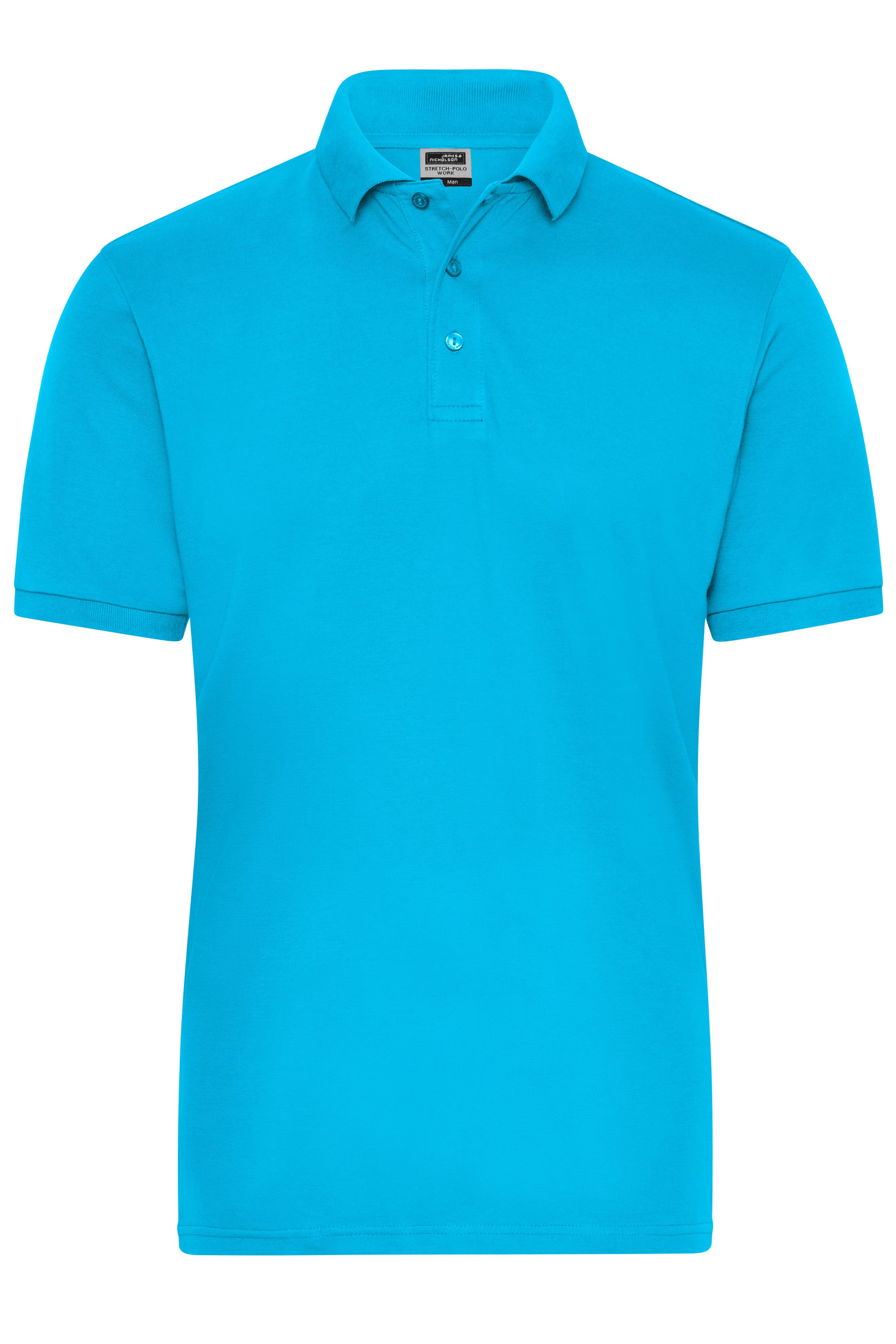 Men's BIO Stretch-Polo Work - SOLID - JN1806 Polo aus weichem Elastic-Piqué