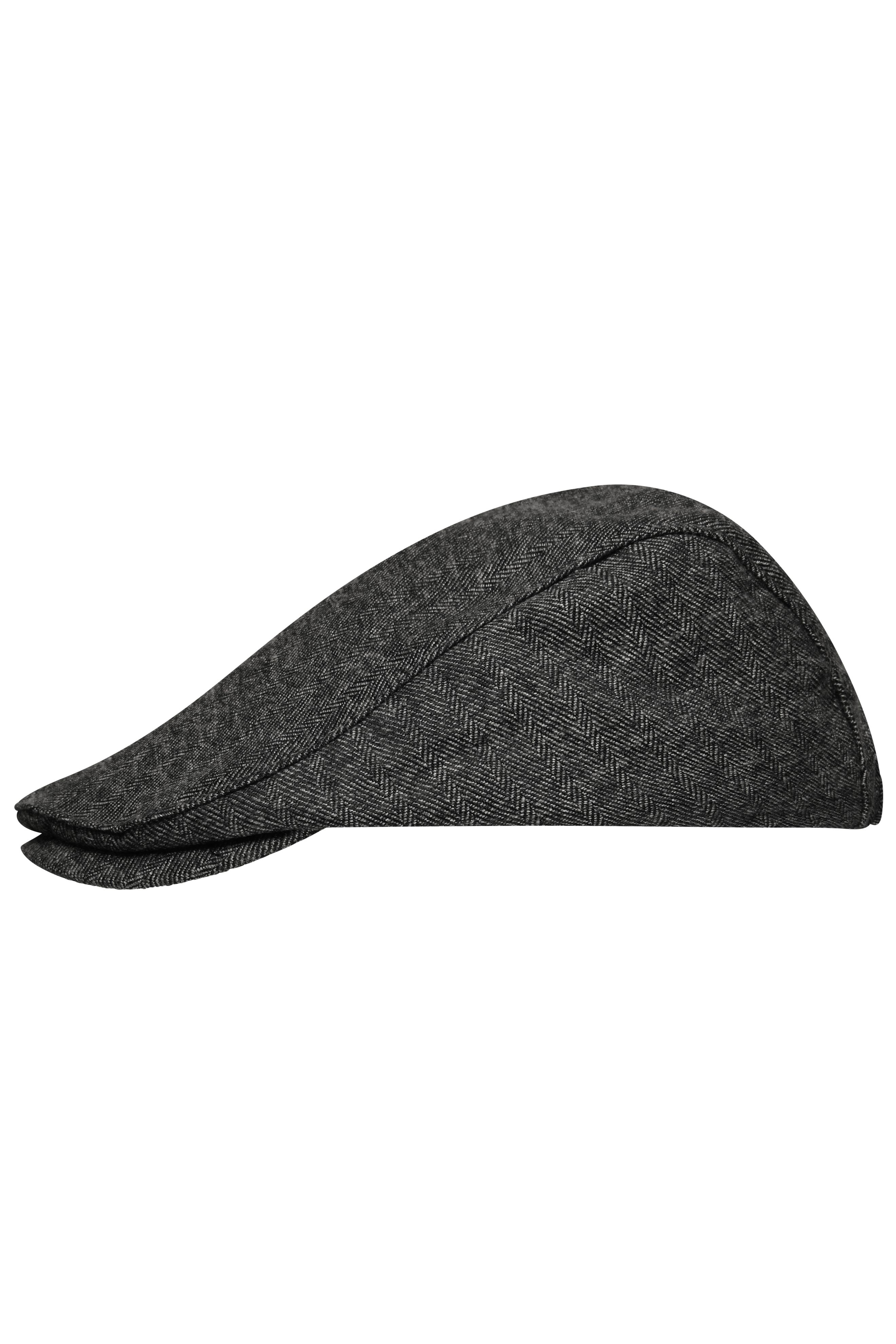 Dandy Cap MB6226 Flache Mütze mit verdeckt genähtem Schild