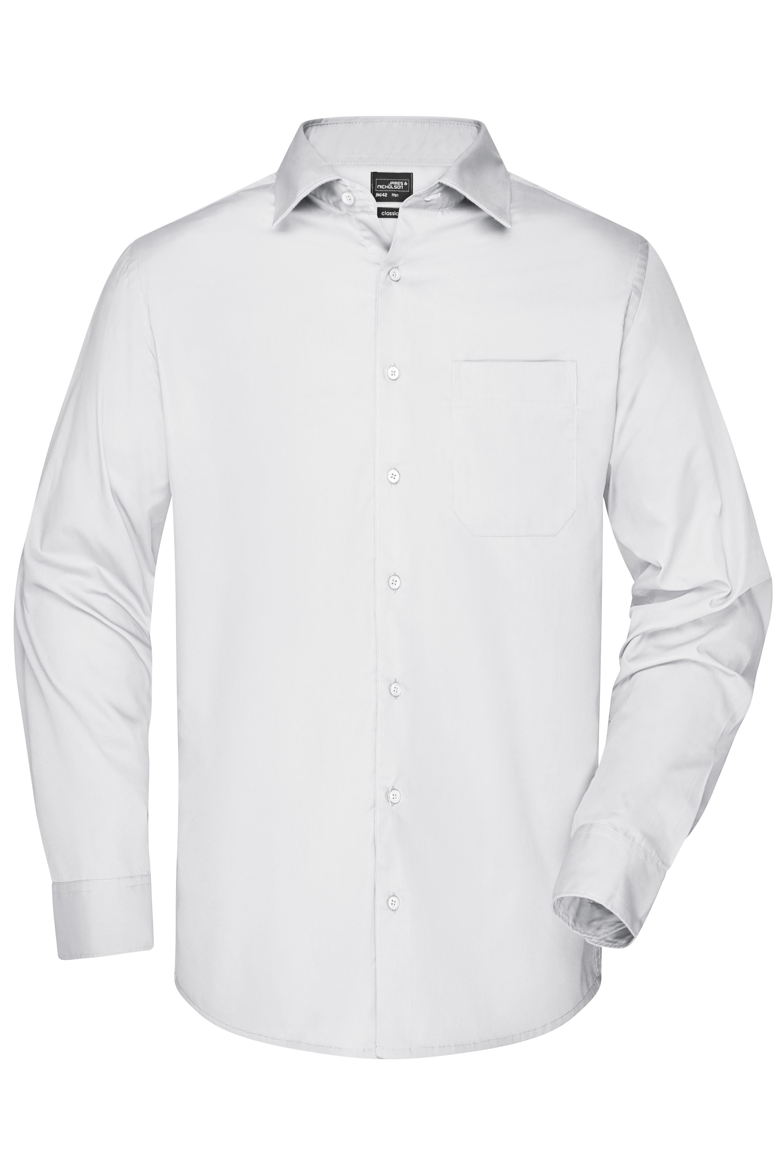 Men's Business Shirt Long-Sleeved JN642 Klassisches Shirt aus strapazierfähigem Mischgewebe