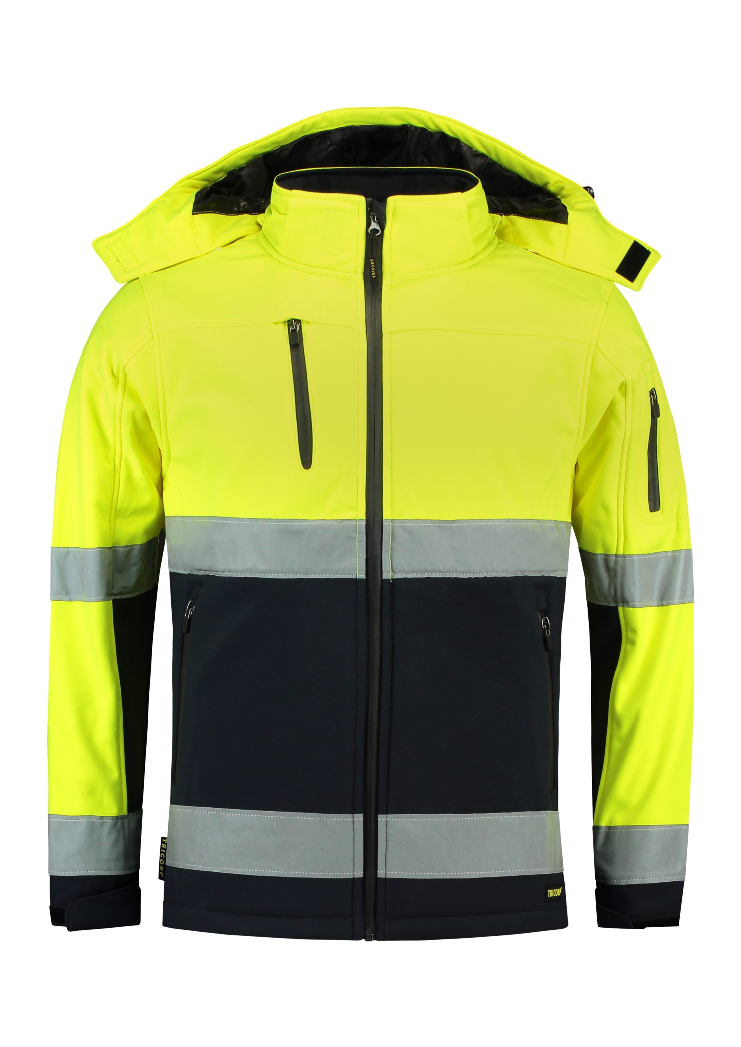 Bi-color EN ISO 20471 Softshell T52 Softshelljacke unisex