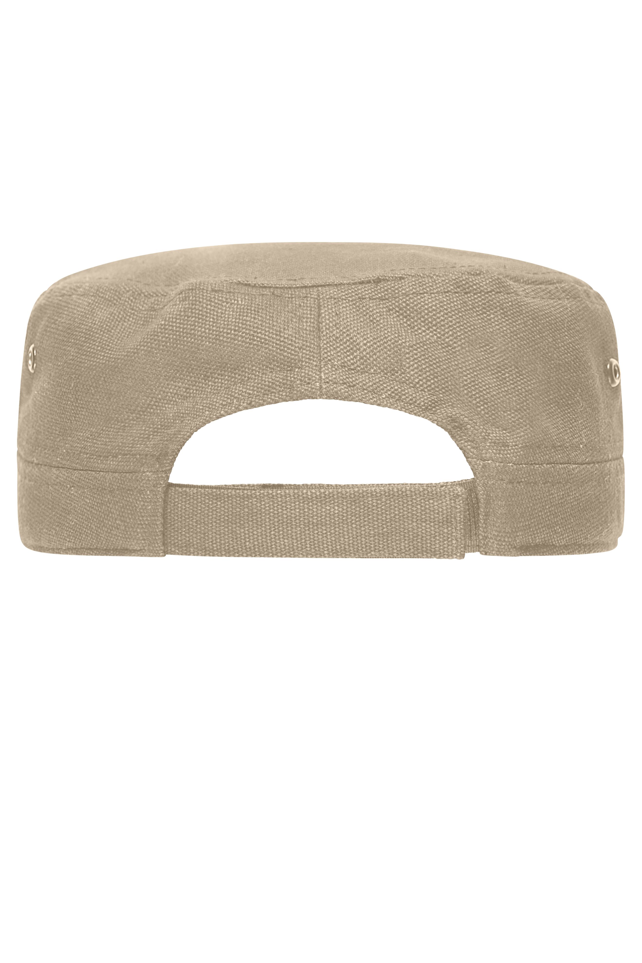 Military Sandwich Cap MB6555 Sandwich Cap im Military-Stil aus robustem Baumwollcanvas