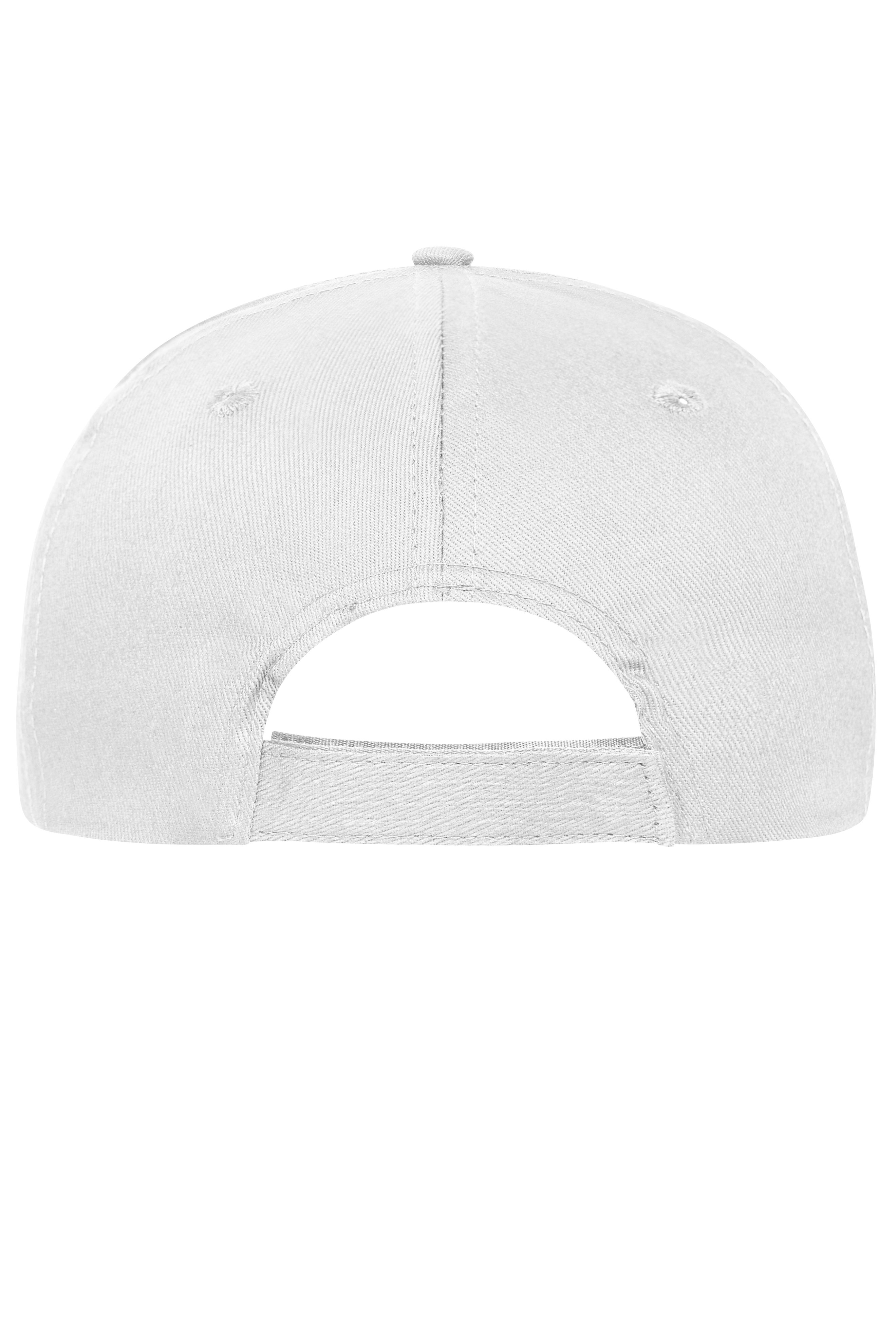 6 Panel Cap Bio Cotton MB6236 6 Panel Cap mit ungebürsteter Oberfläche