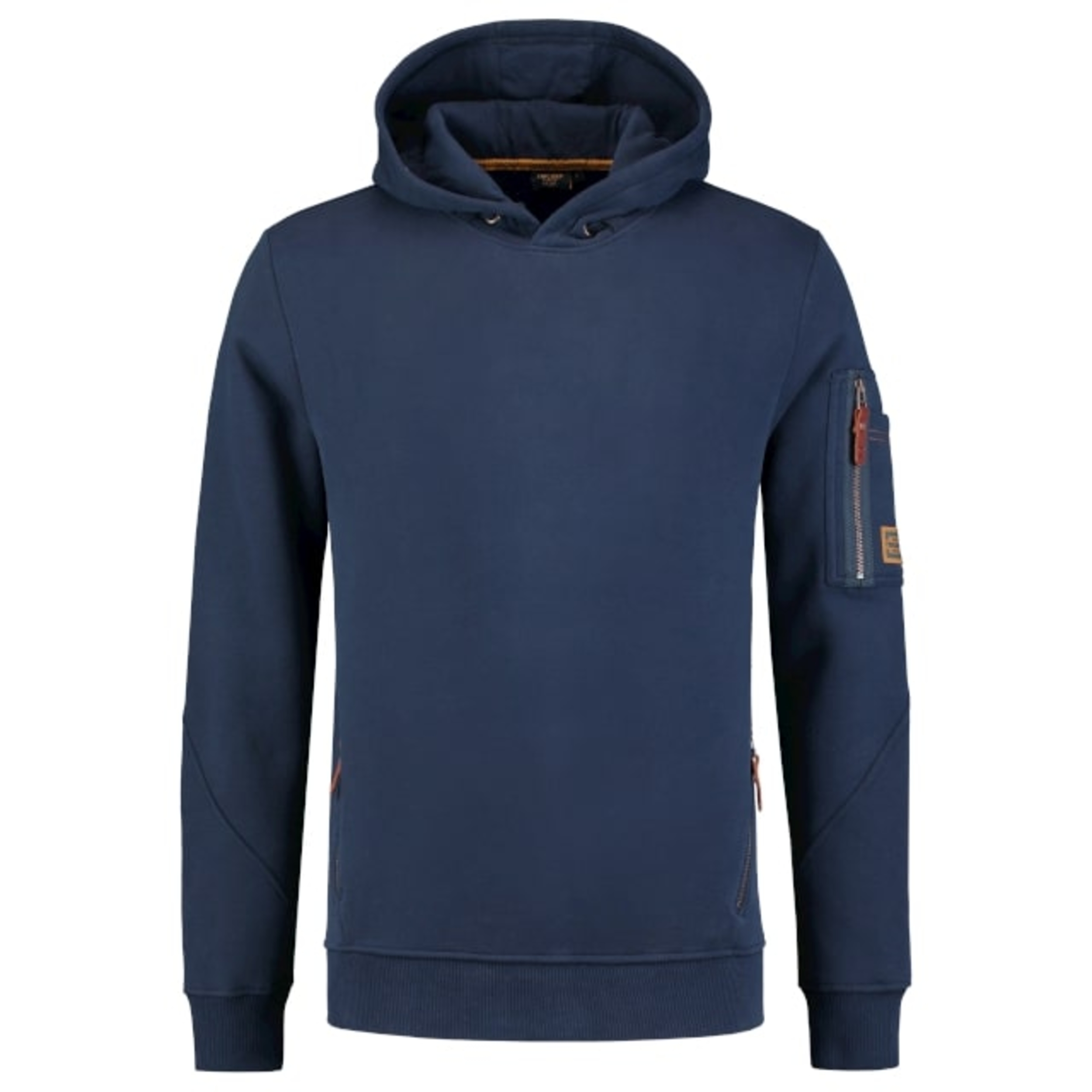 Herren Sweatshirt - PREMIUM HOODED SWEATER T42 - Kapuze mit Innenfutter Innenseite gekämmt und Tasche auf dem Ärmel - basic Herren Pullover mit Kapuze für den Winter 