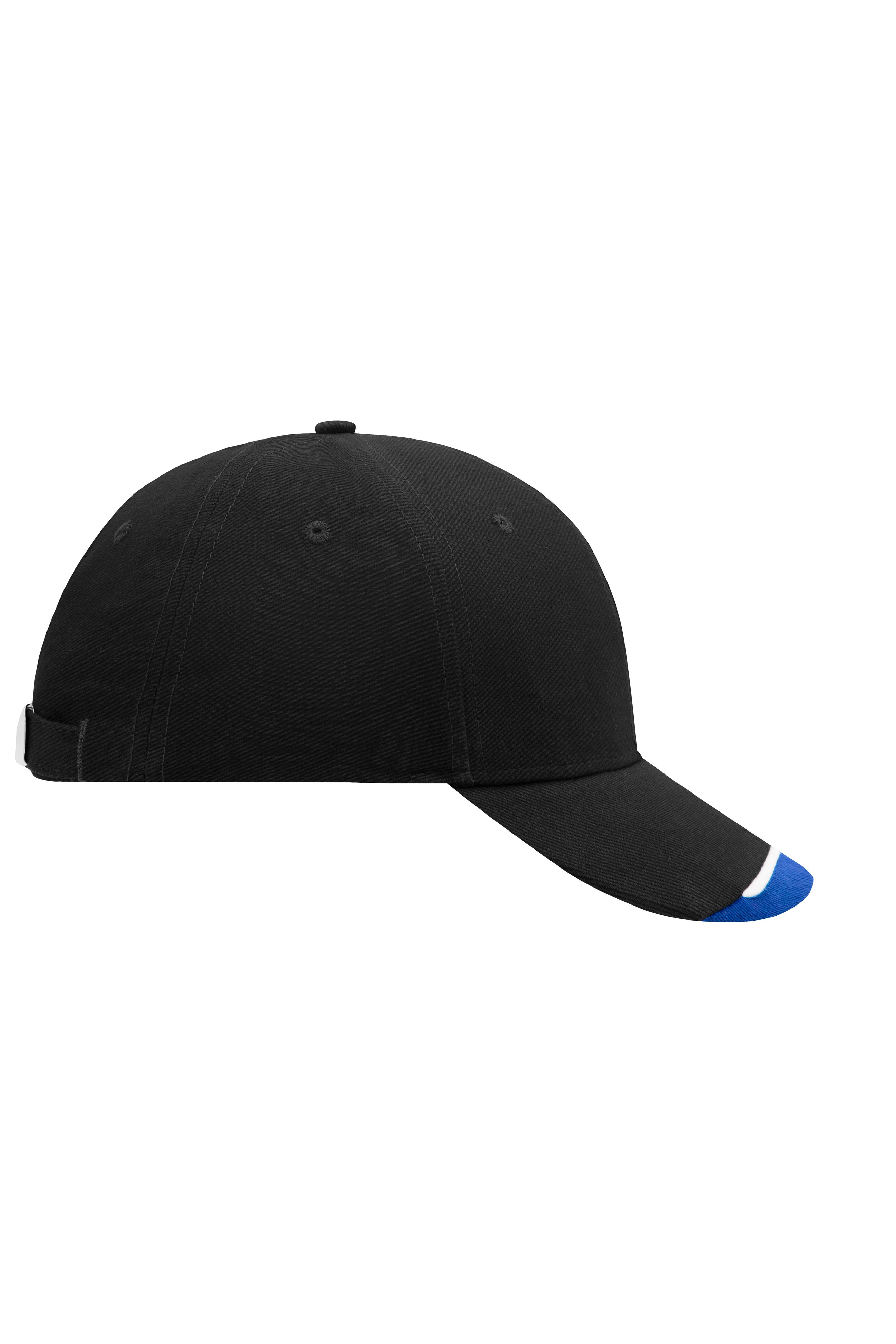 Half-Pipe Sandwich Cap MB049 6 Panel Cap mit extravaganter, dreifarbiger Sandwich-Lösung