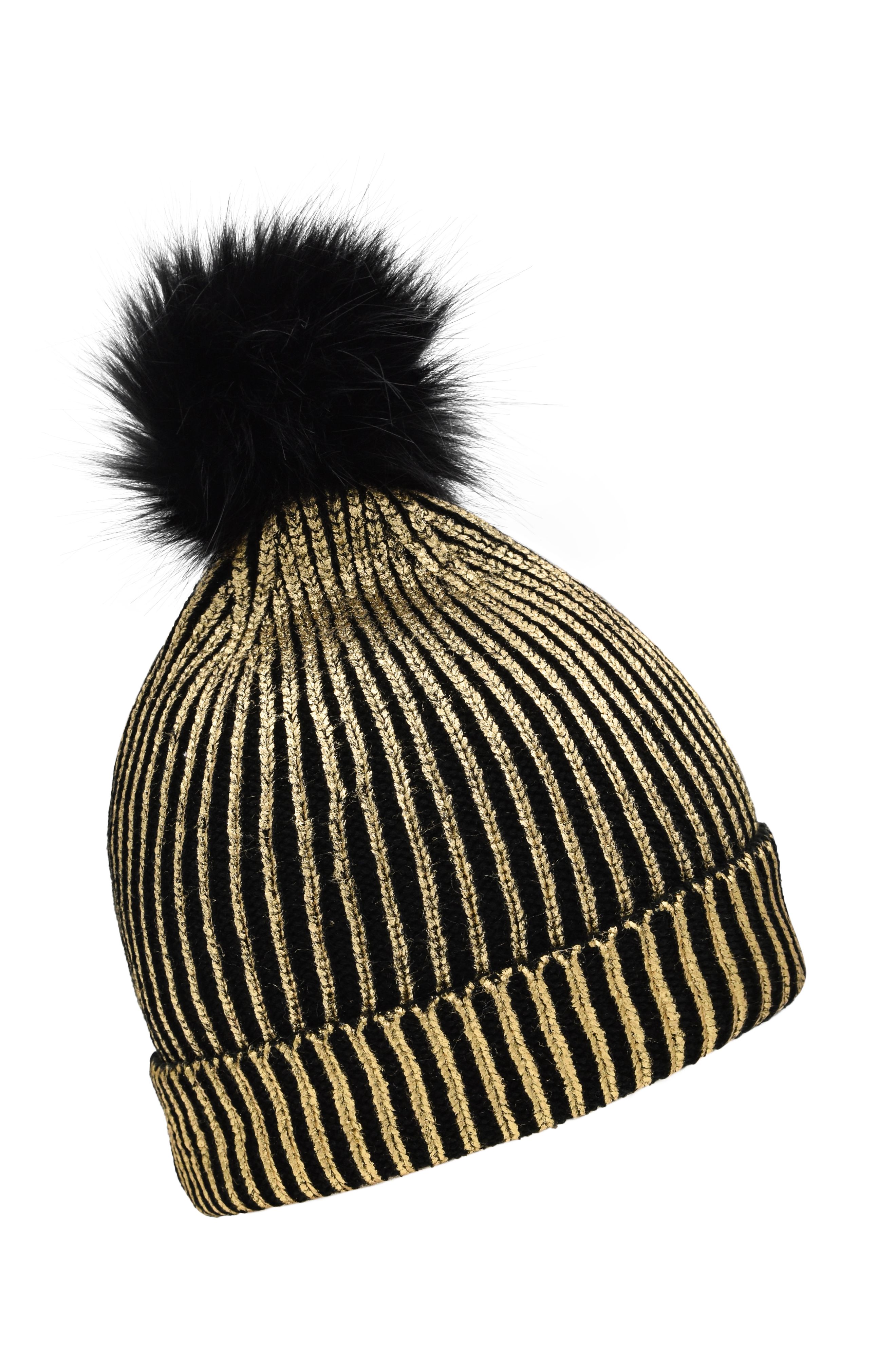 Ladies' Metallic Beanie MB7143 Strickmütze im modischen Metallic Look