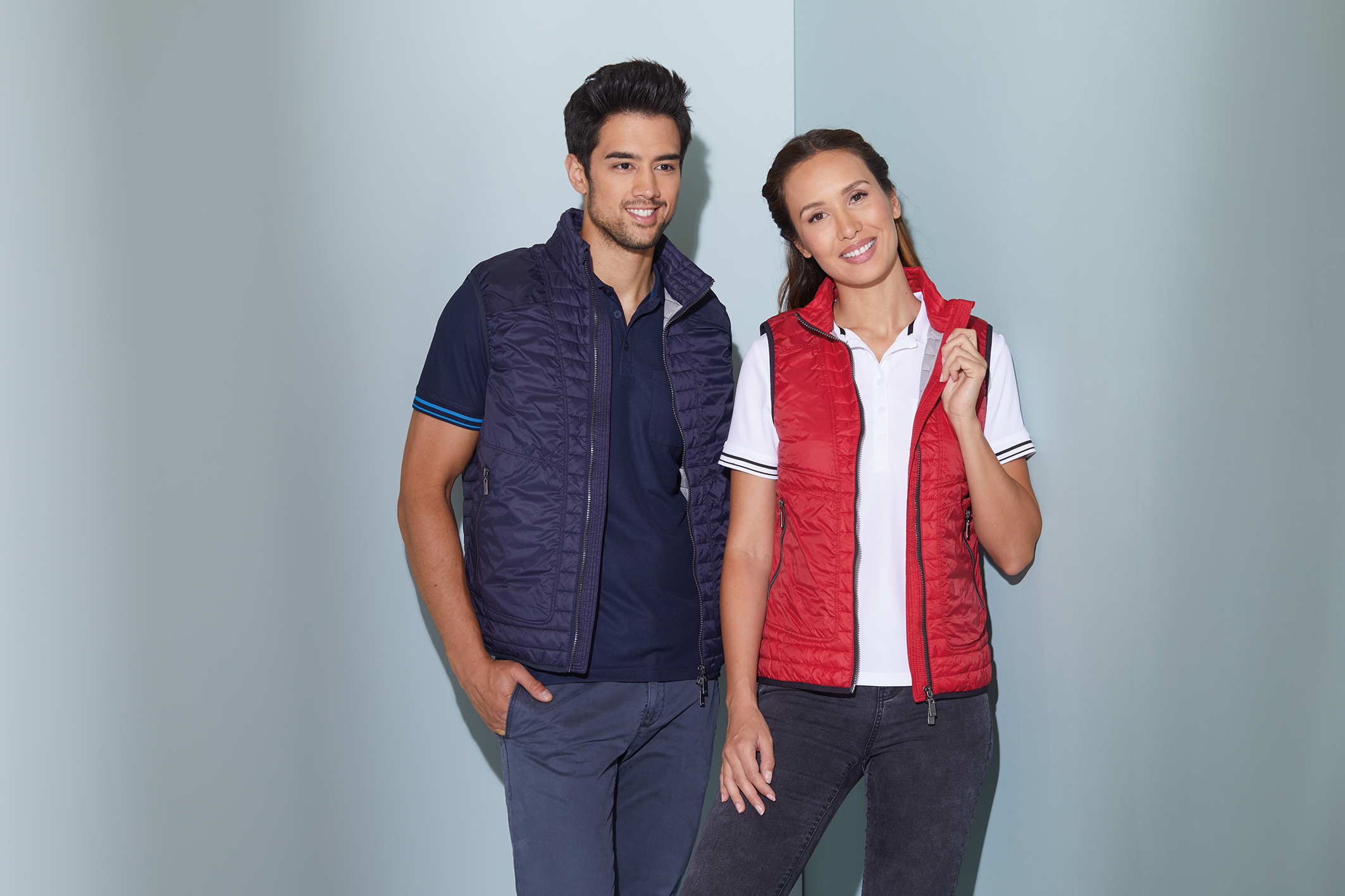 Ladies' Lightweight Vest JN1109 Wattierte Weste mit DuPont™ Sorona® Wattierung (nachwachsender, pflanzlicher Rohstoff)