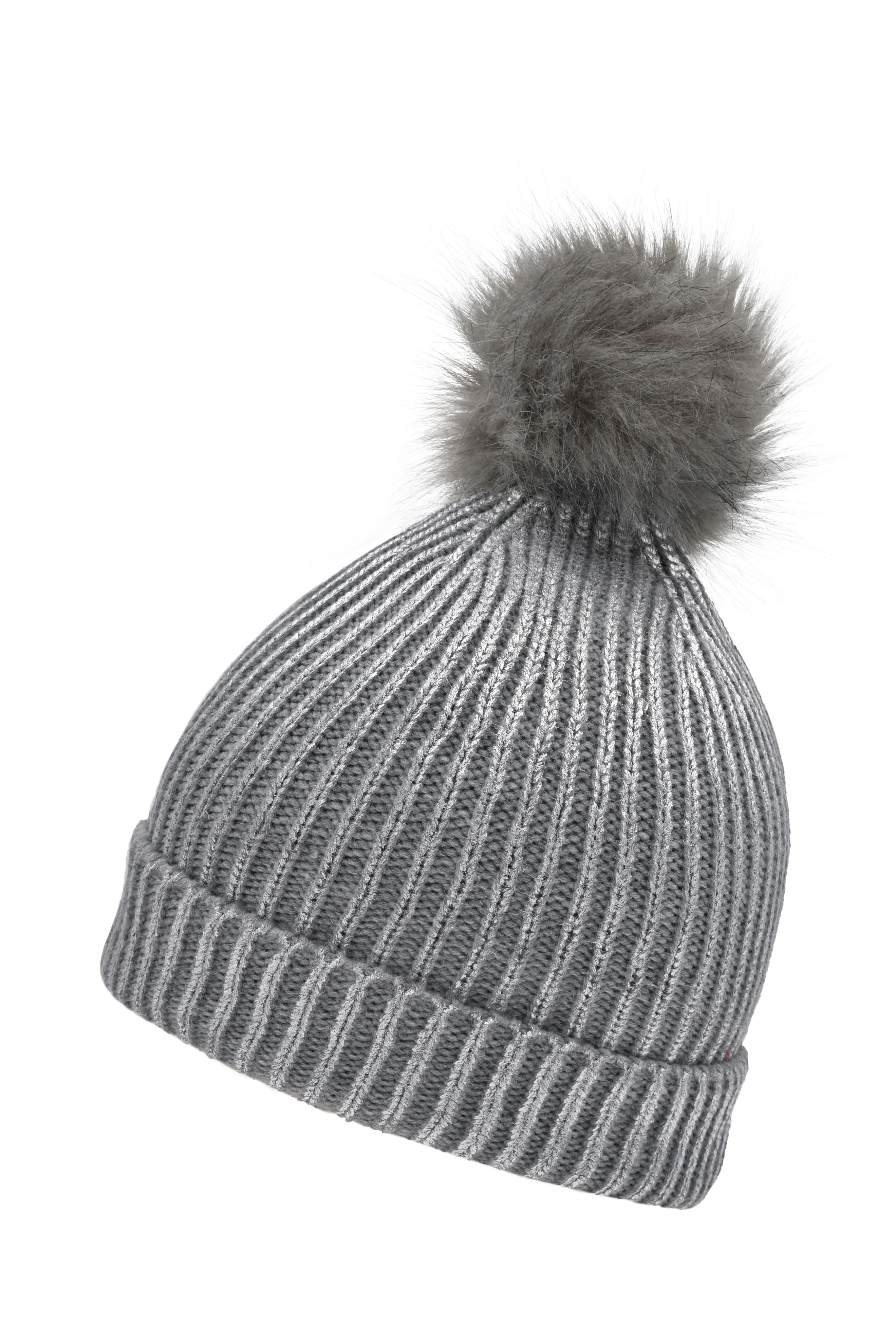 Ladies' Metallic Beanie MB7143 Strickmütze im modischen Metallic Look