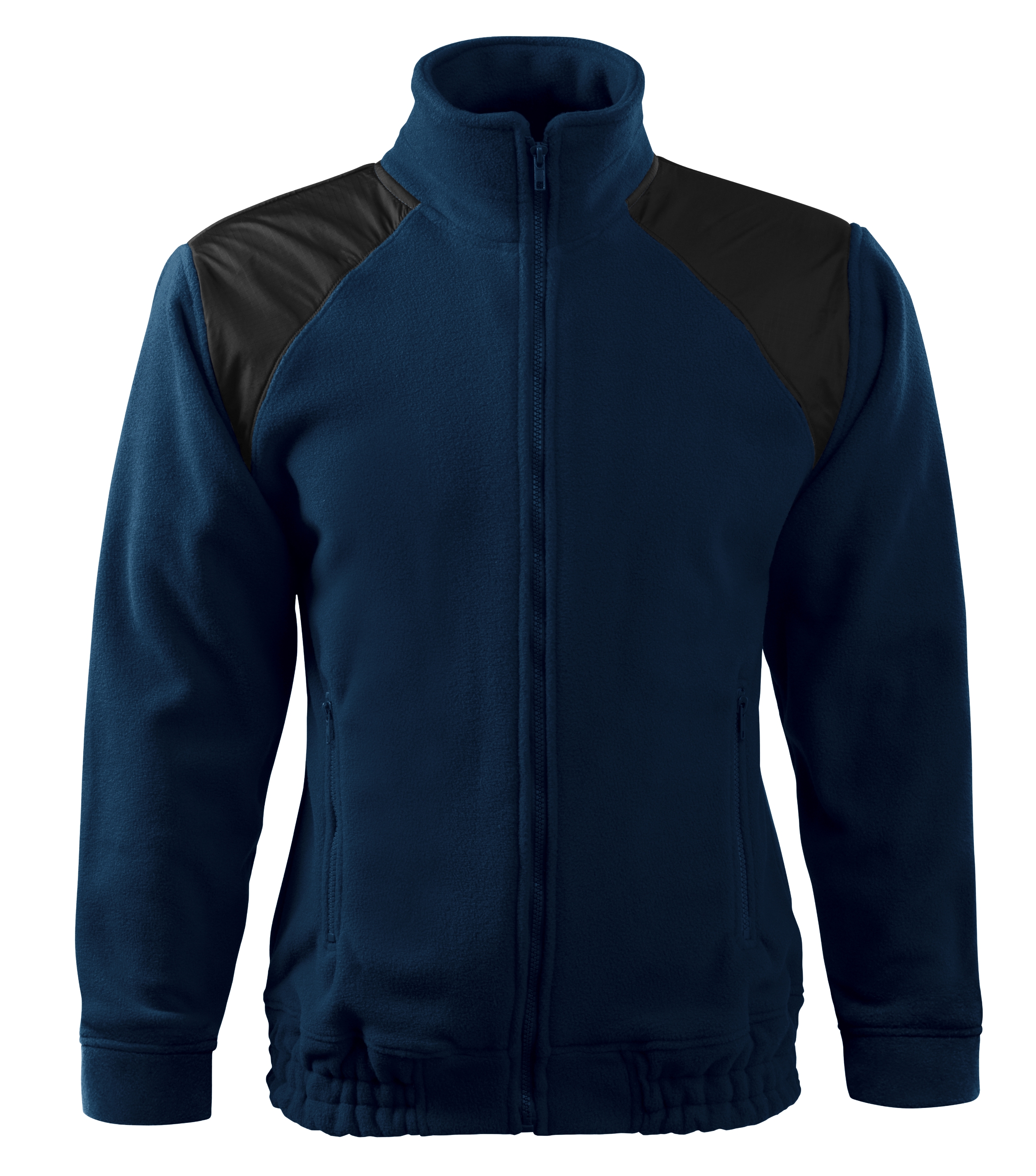 Damen und Herren Fleecejacke - JACKET HI-Q506 - Tschen mit Krampenreißverschluss und Saum mit elastischem Band - dünne Fleecejacke Damen Fleecejacke Herren 