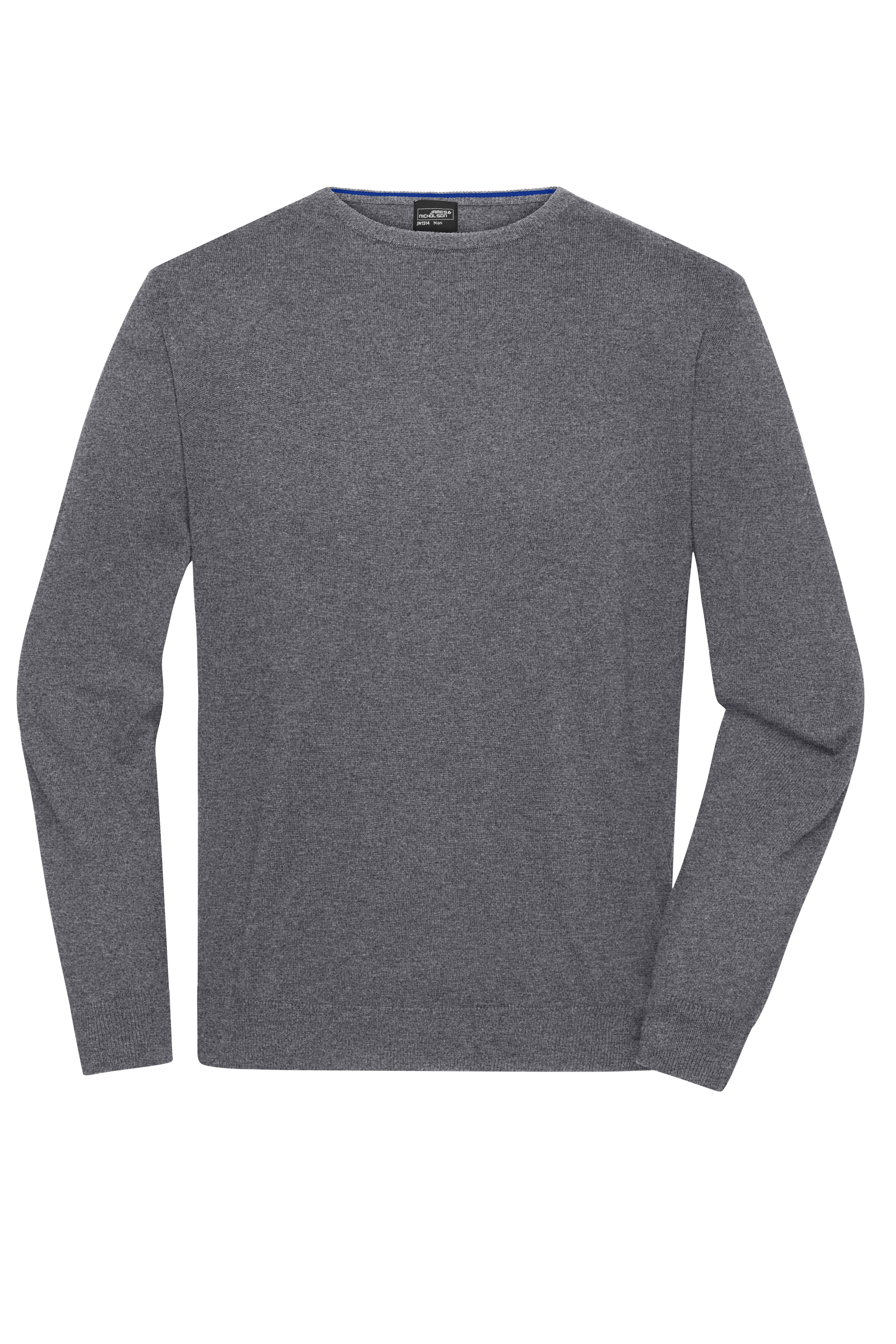 Men's Round-Neck Pullover JN1314 Klassischer Baumwoll-Pullover