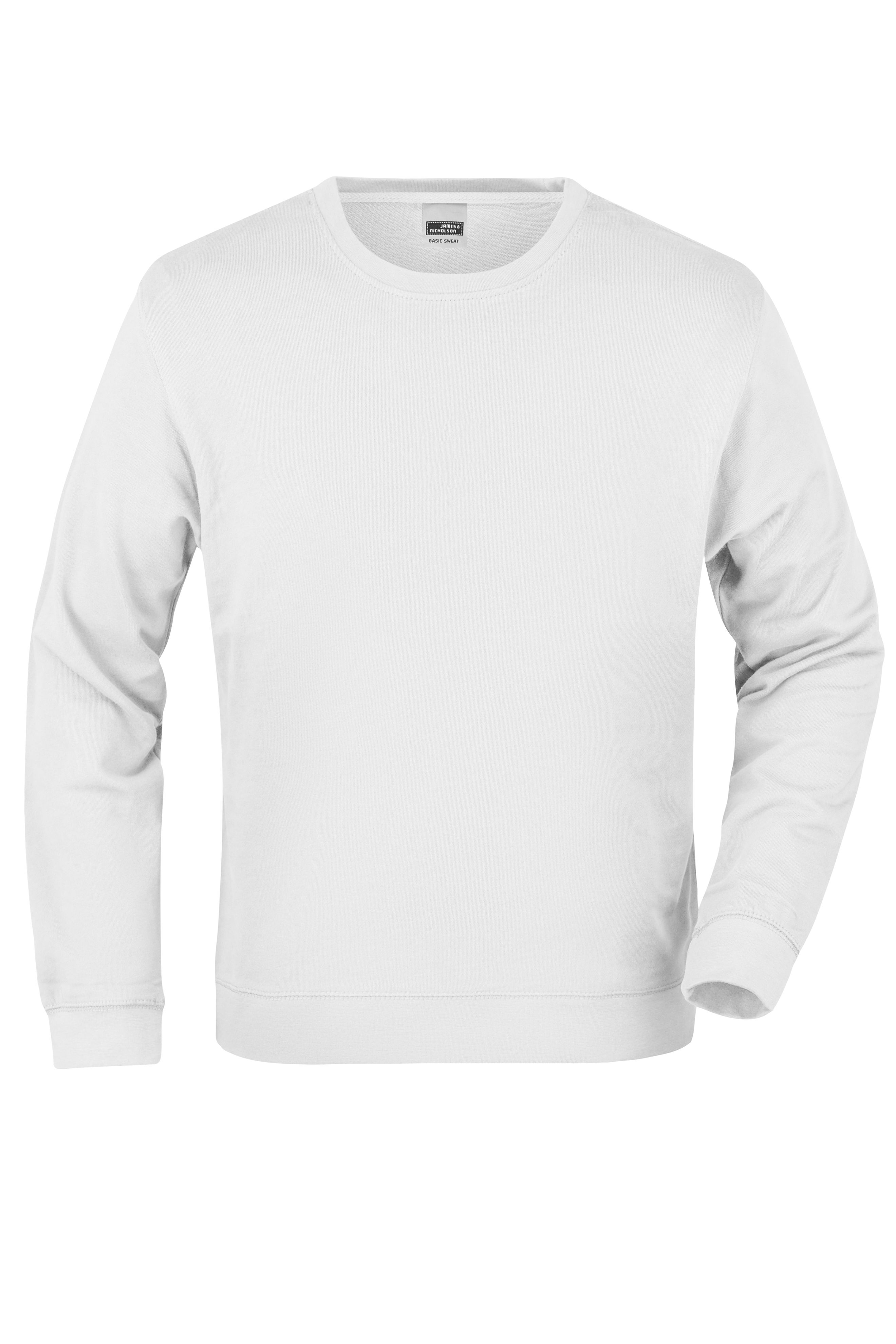 Basic Sweat JN057 Klassisches Sweatshirt aus French-Terry