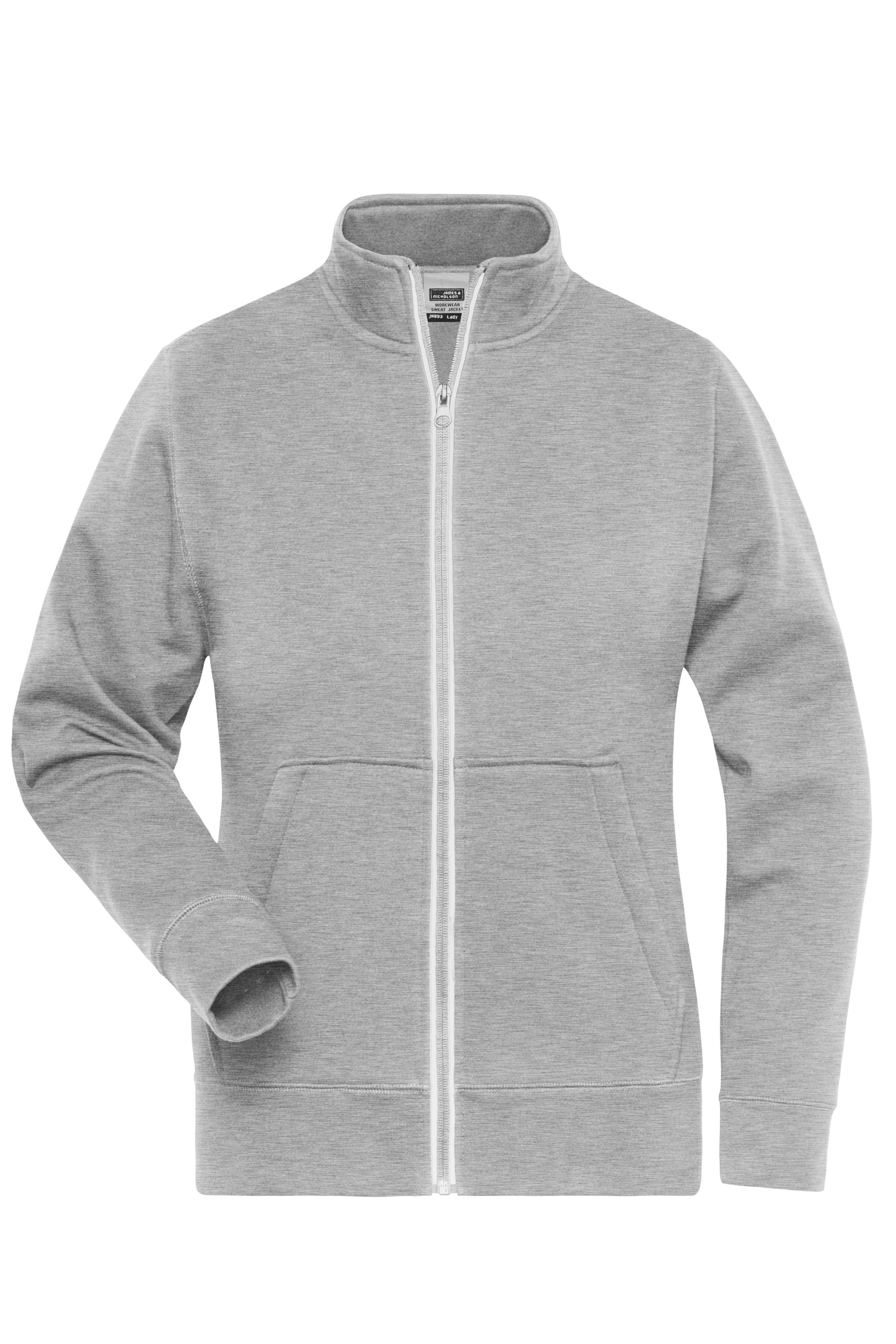 Ladies' Doubleface Work Jacket -  SOLID - JN1809 Funktionelle Jacke mit Stehkragen und Kängurutasche