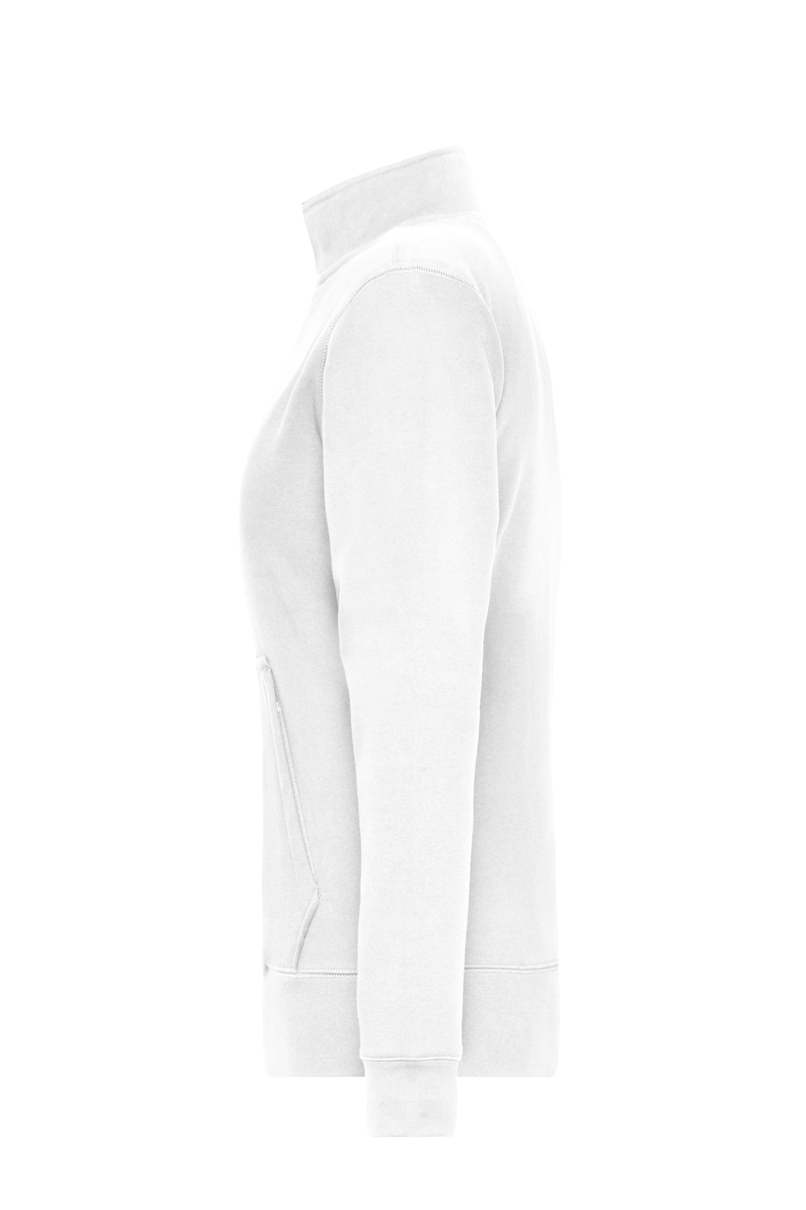 Ladies' Doubleface Work Jacket -  SOLID - JN1809 Funktionelle Jacke mit Stehkragen und Kängurutasche