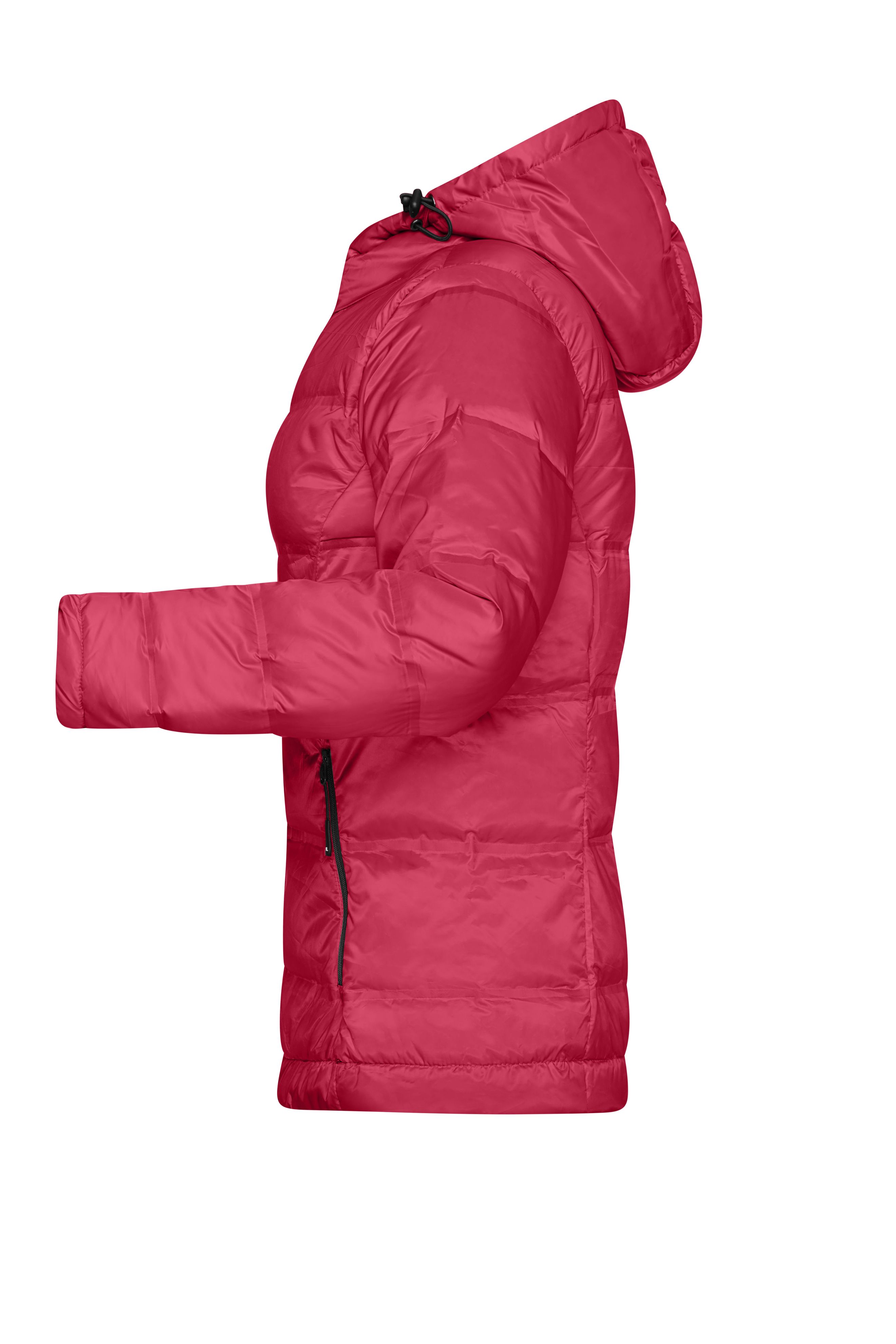 Ladies' Hooded Down Jacket JN1151 Daunenjacke mit Kapuze in neuem Design, Steppung der Jacke ist geklebt und nicht genäht