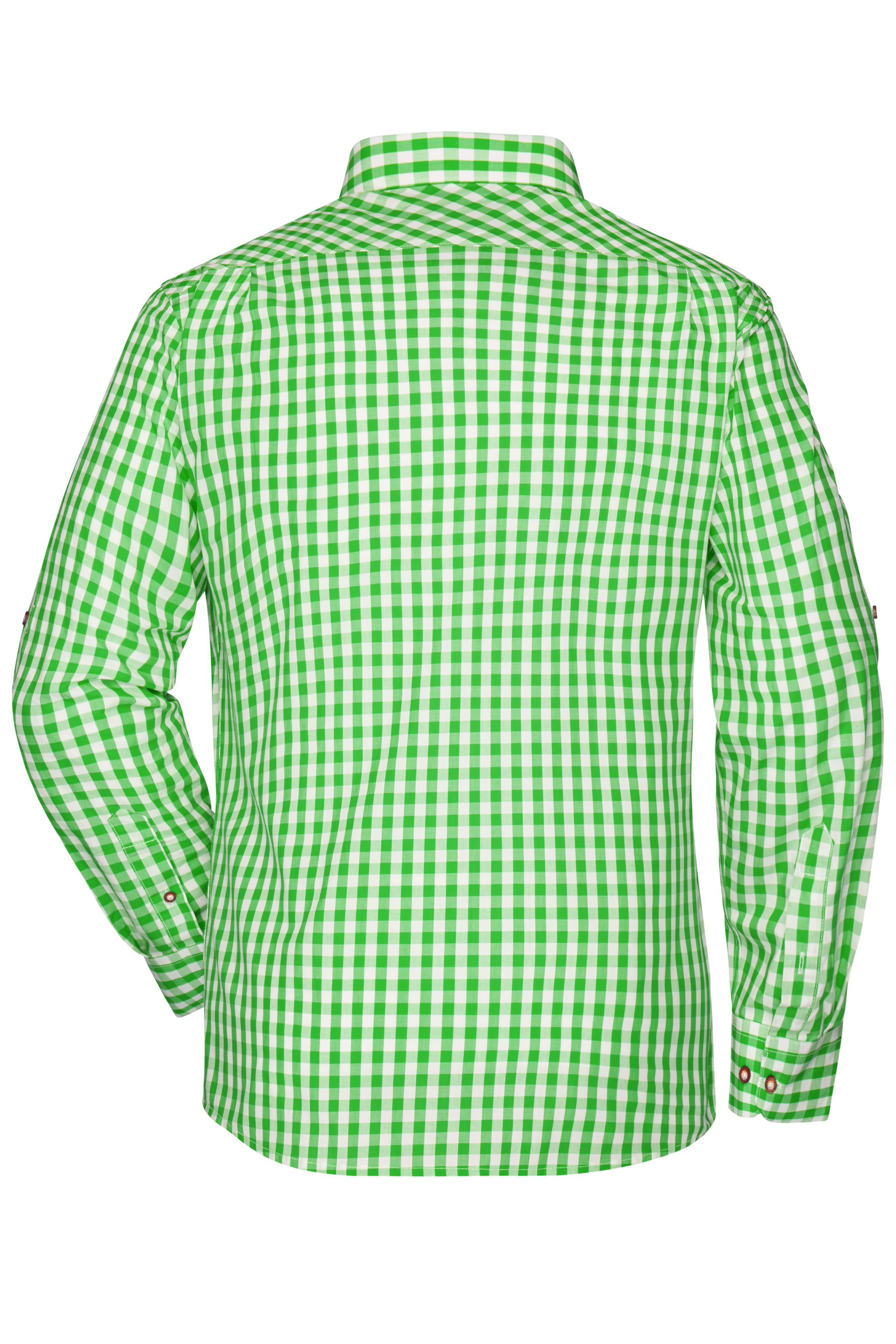 Men's Traditional Shirt JN638 Damen-Bluse und Herren-Hemd im klassischen Trachtenlook