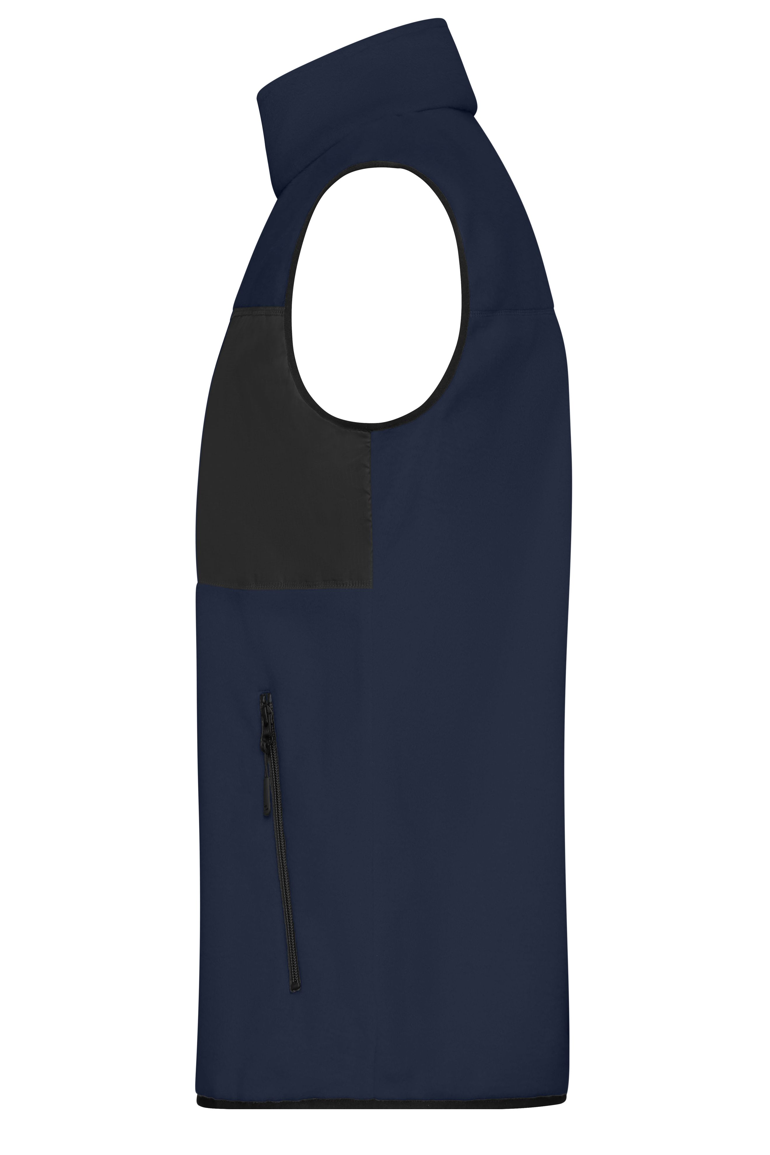 Men's Fleece Vest JN1310 Fleeceweste im Materialmix Men's Fleece Vest JN1310 Fleeceweste im Materialmix