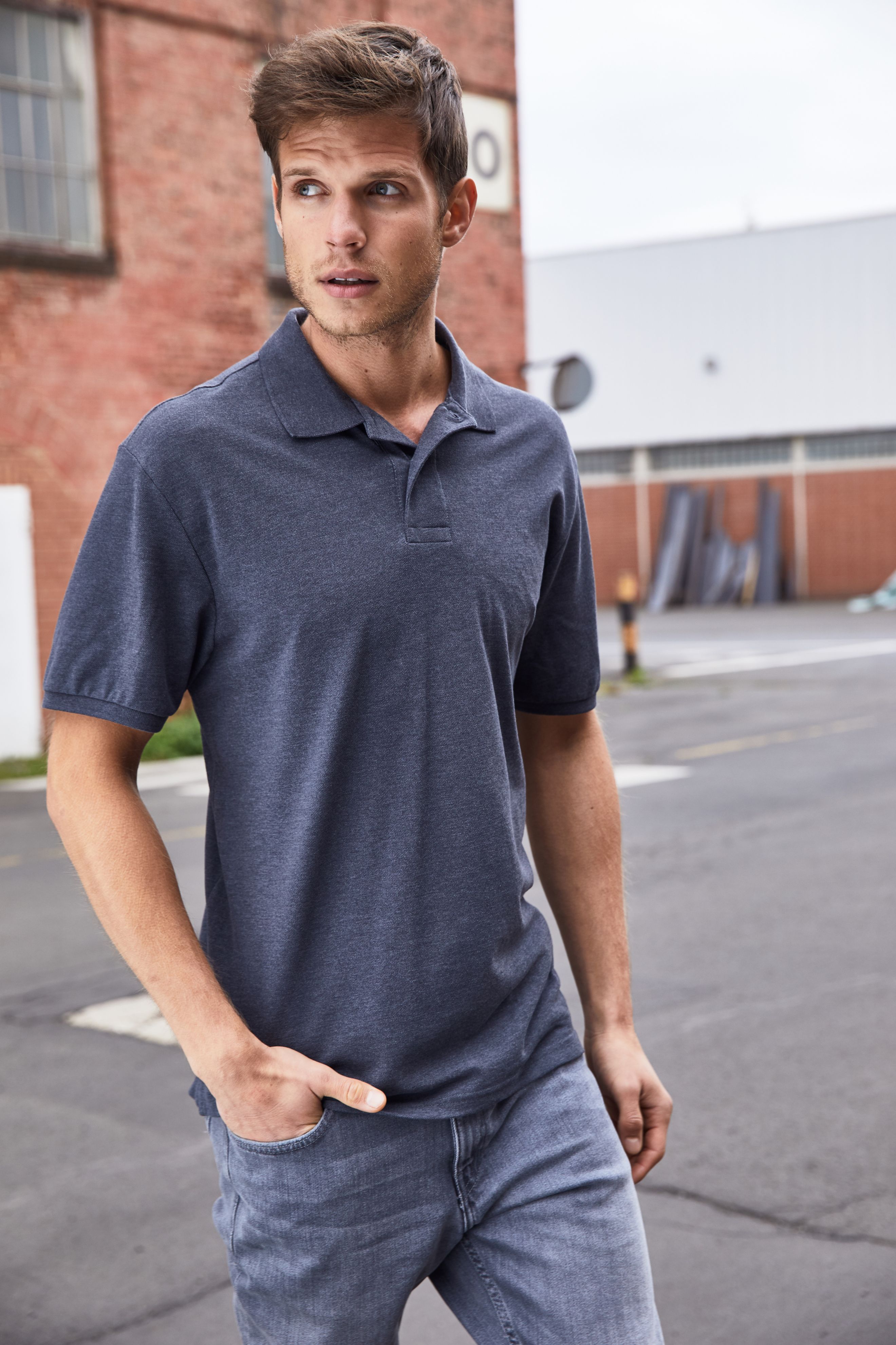 Men's Basic Polo 8010 Klassisches Poloshirt