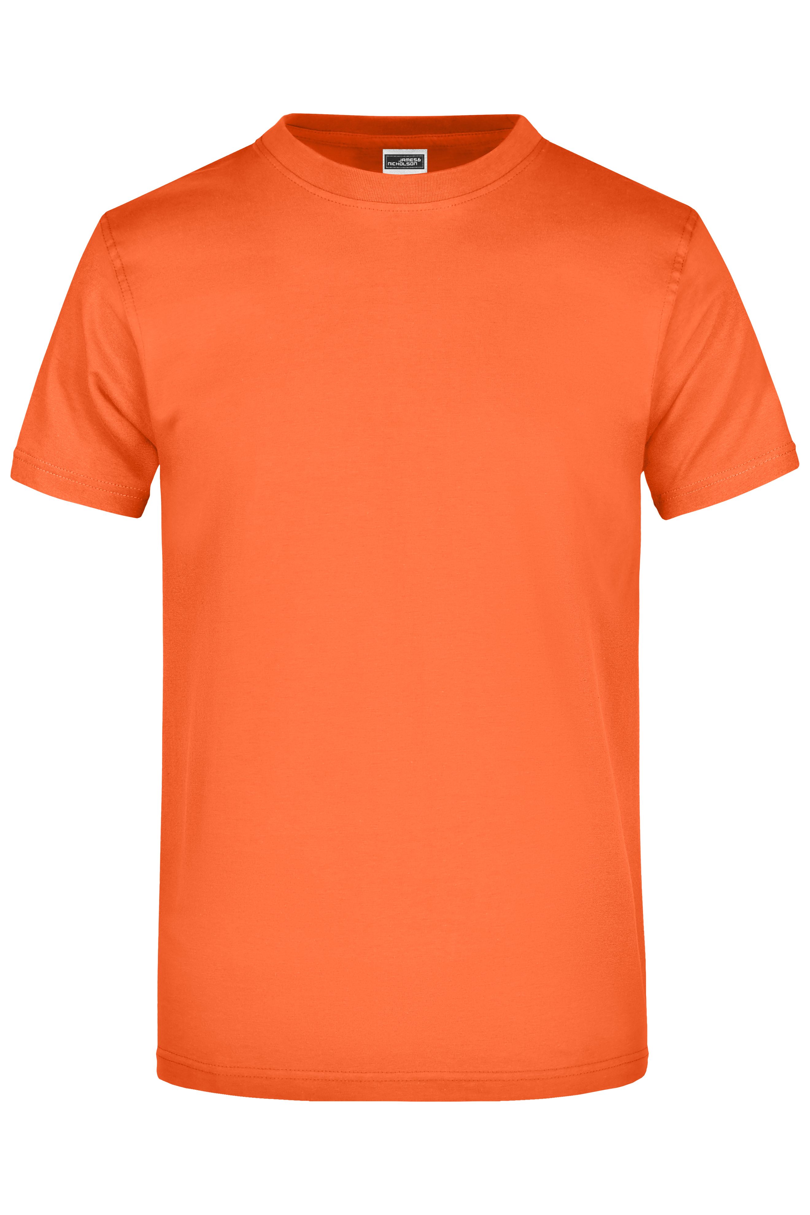 Round-T Heavy (180g/m²) JN002 Komfort-T-Shirt aus strapazierfähigem Single-Jersey