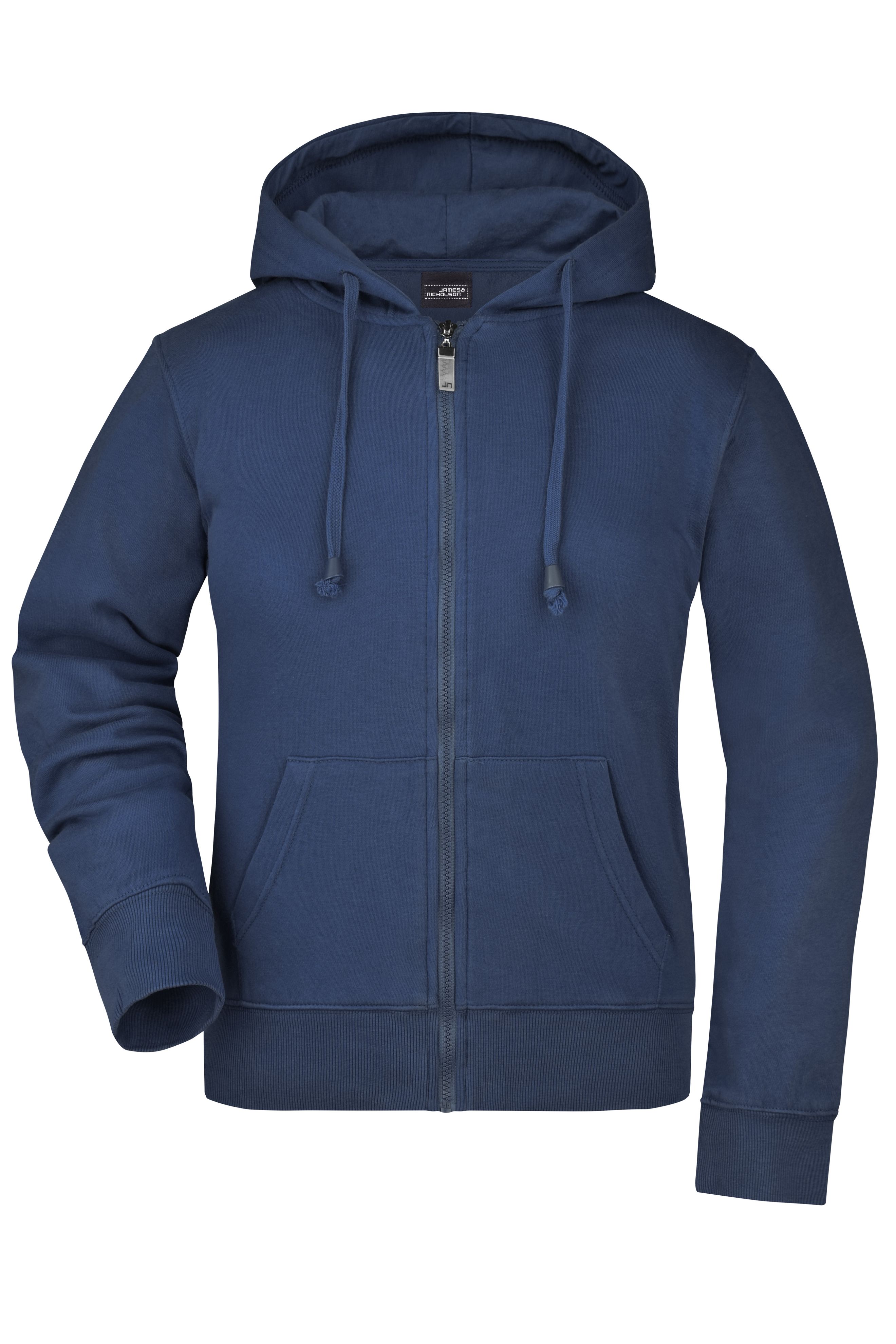 Ladies' Hooded Jacket JN053 Kapuzen-Jacke aus formbeständiger Sweat-Qualität